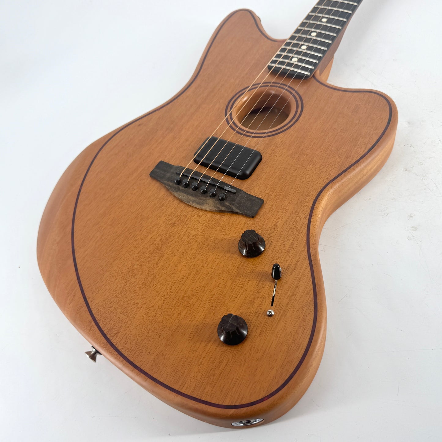 2023 Fender American Acoustasonic Jazzmaster - All Mahogany
