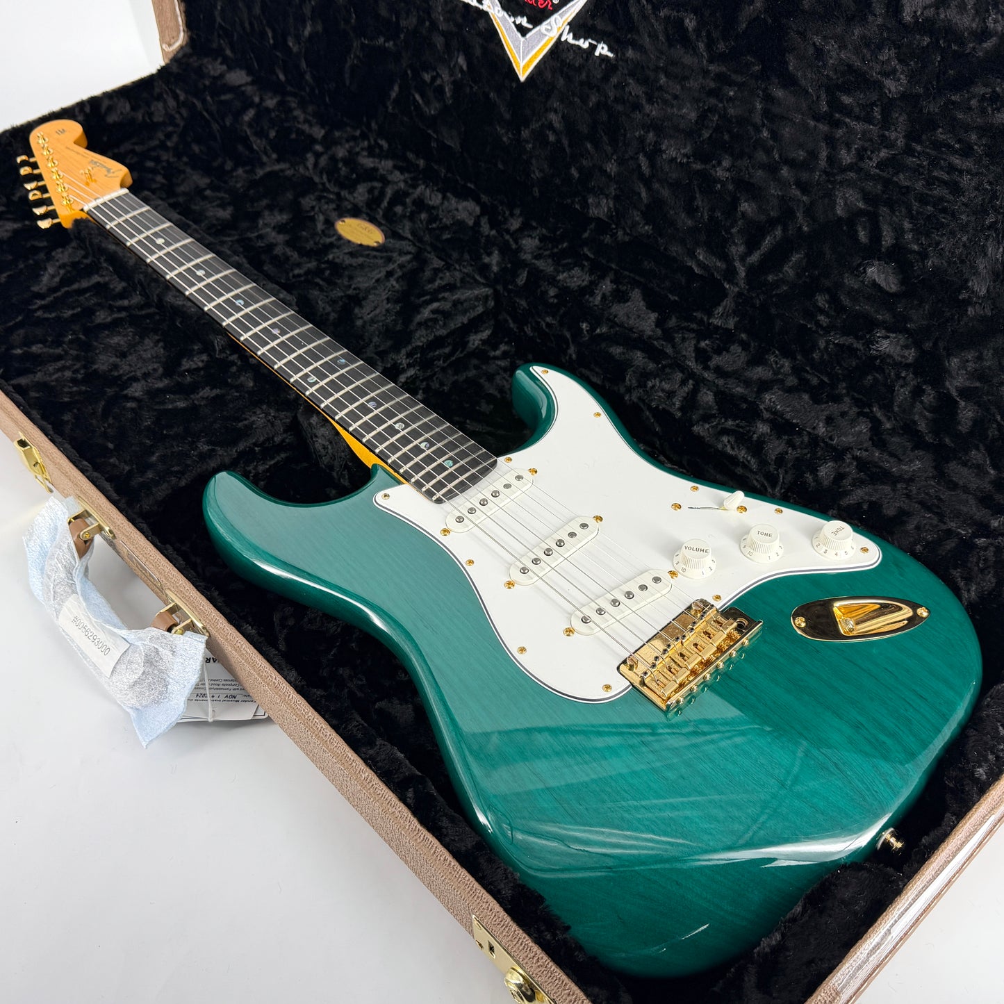 2024 Fender Custom Shop '60 Stratocaster NOS - Teal Green Transparent