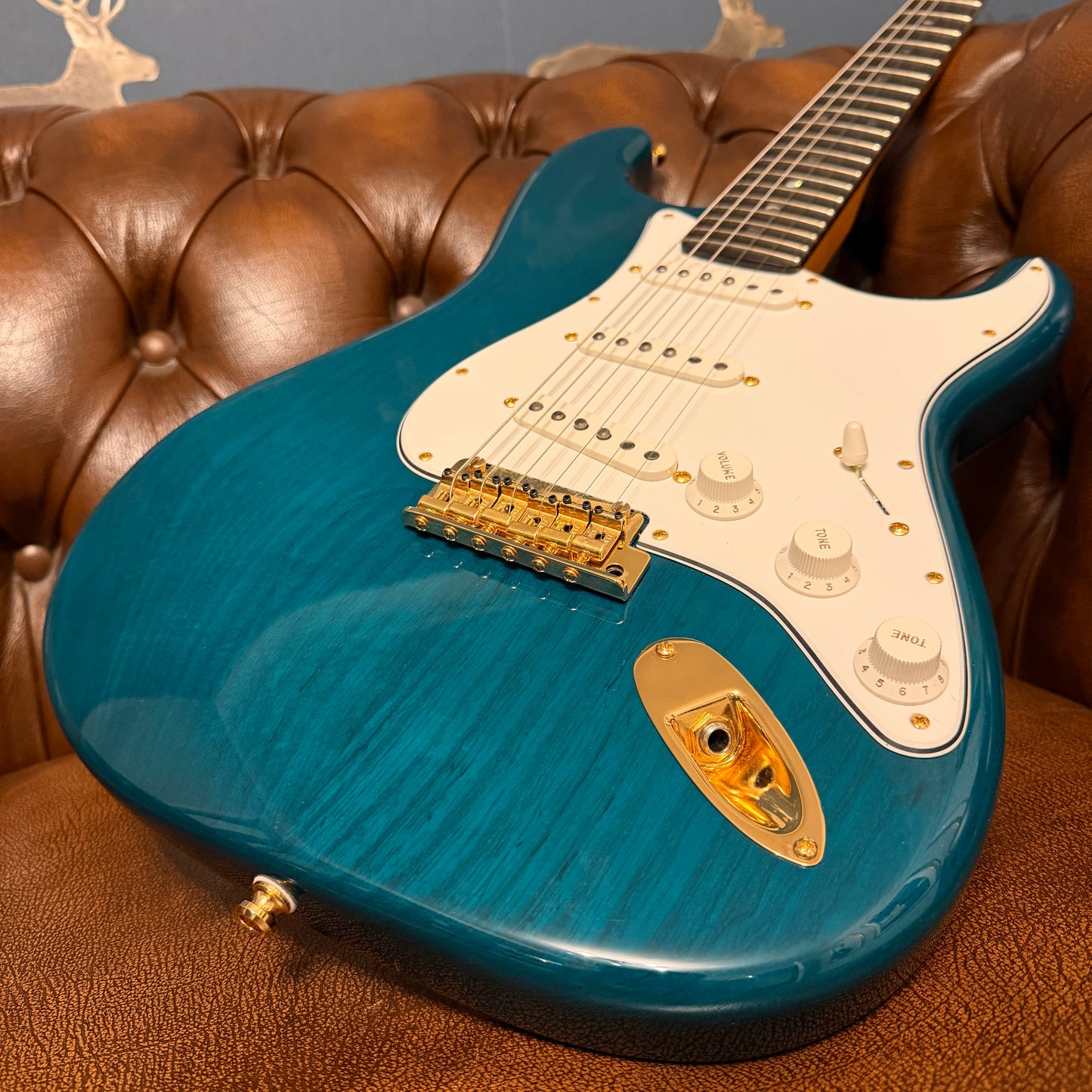2024 Fender Custom Shop '60 Stratocaster NOS - Teal Green Transparent