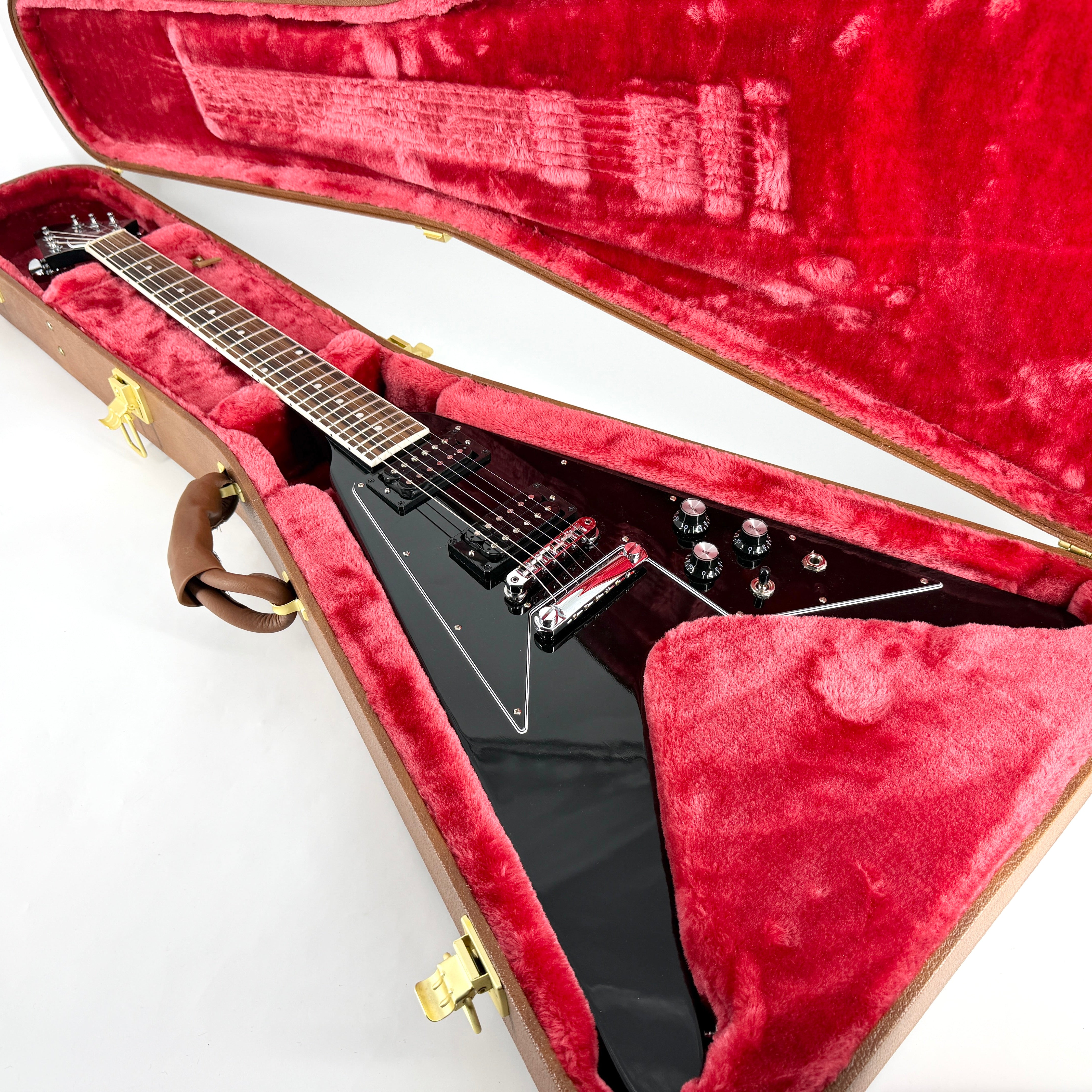ギター GIBSON Exclusive 70s Flying V Ebony 2022 Gibson 70s Flying V - Ebony – Jordan Guitars