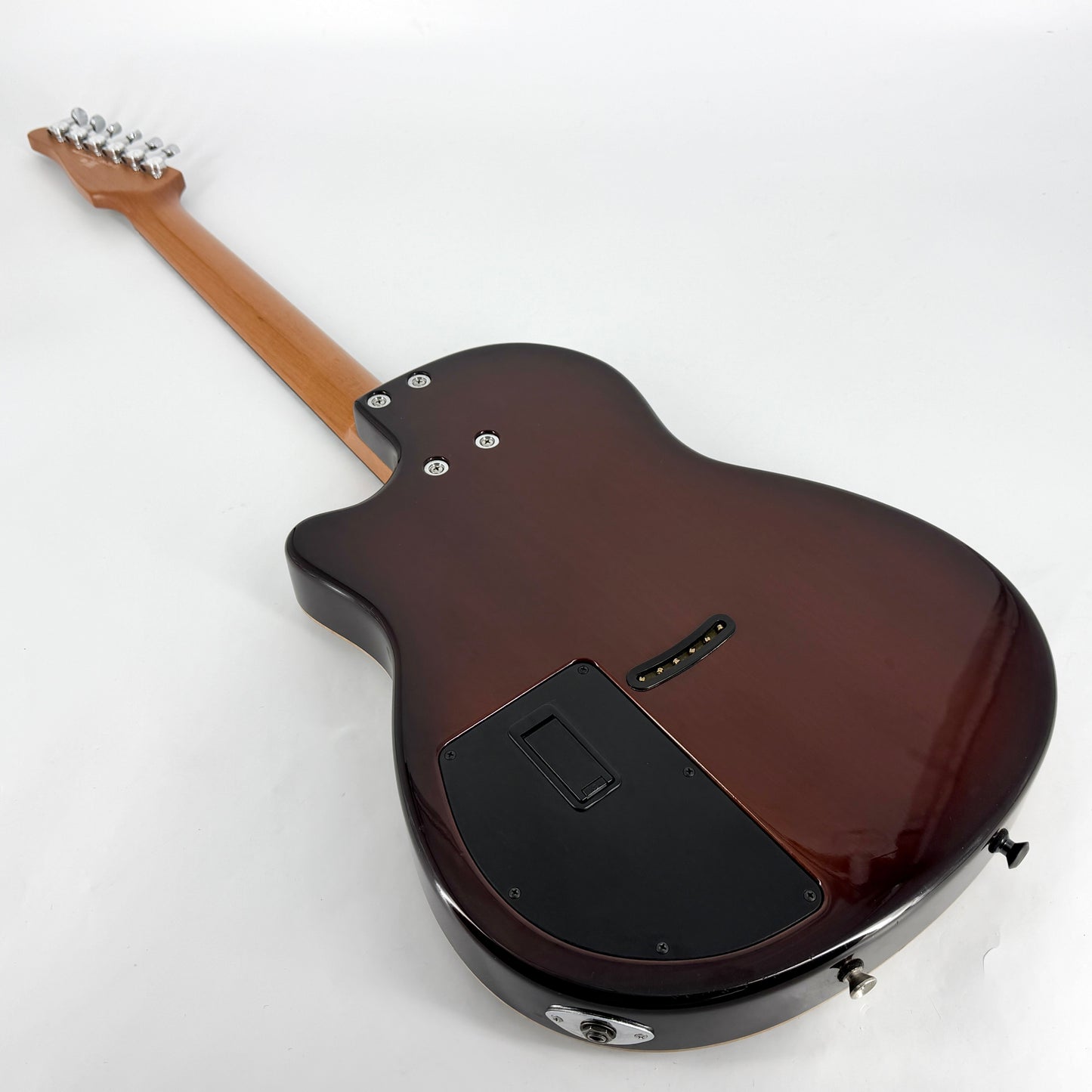 2012 Tom Anderson Crowdster Plus 2 Acoustic Electric – Burnished Orange Burst