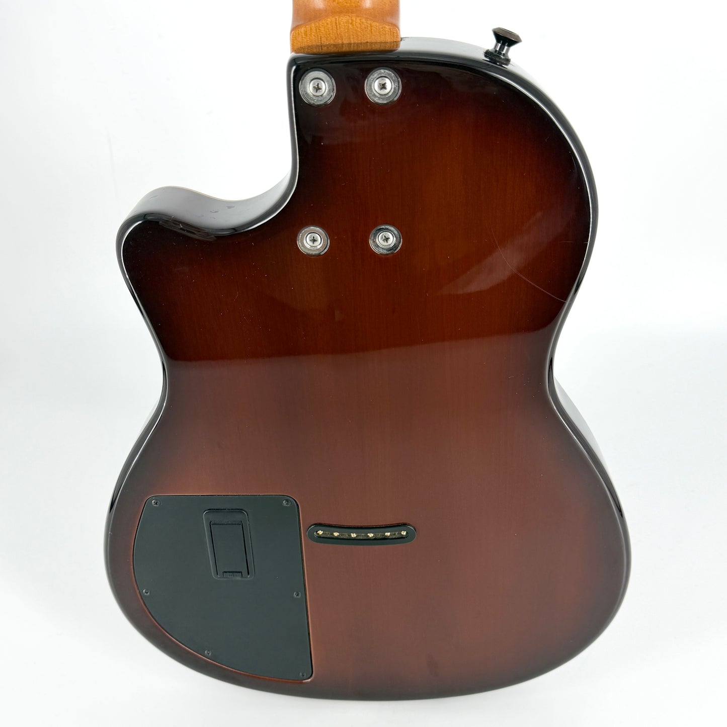 2012 Tom Anderson Crowdster Plus 2 Acoustic Electric – Burnished Orange Burst