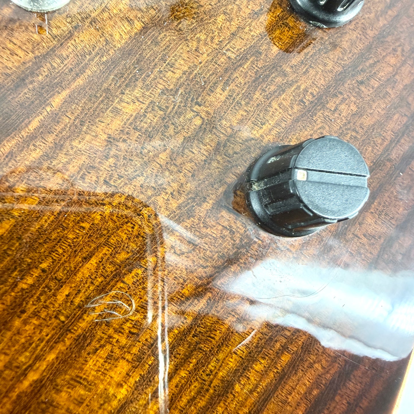 2012 Tom Anderson Crowdster Plus 2 Acoustic Electric – Burnished Orange Burst