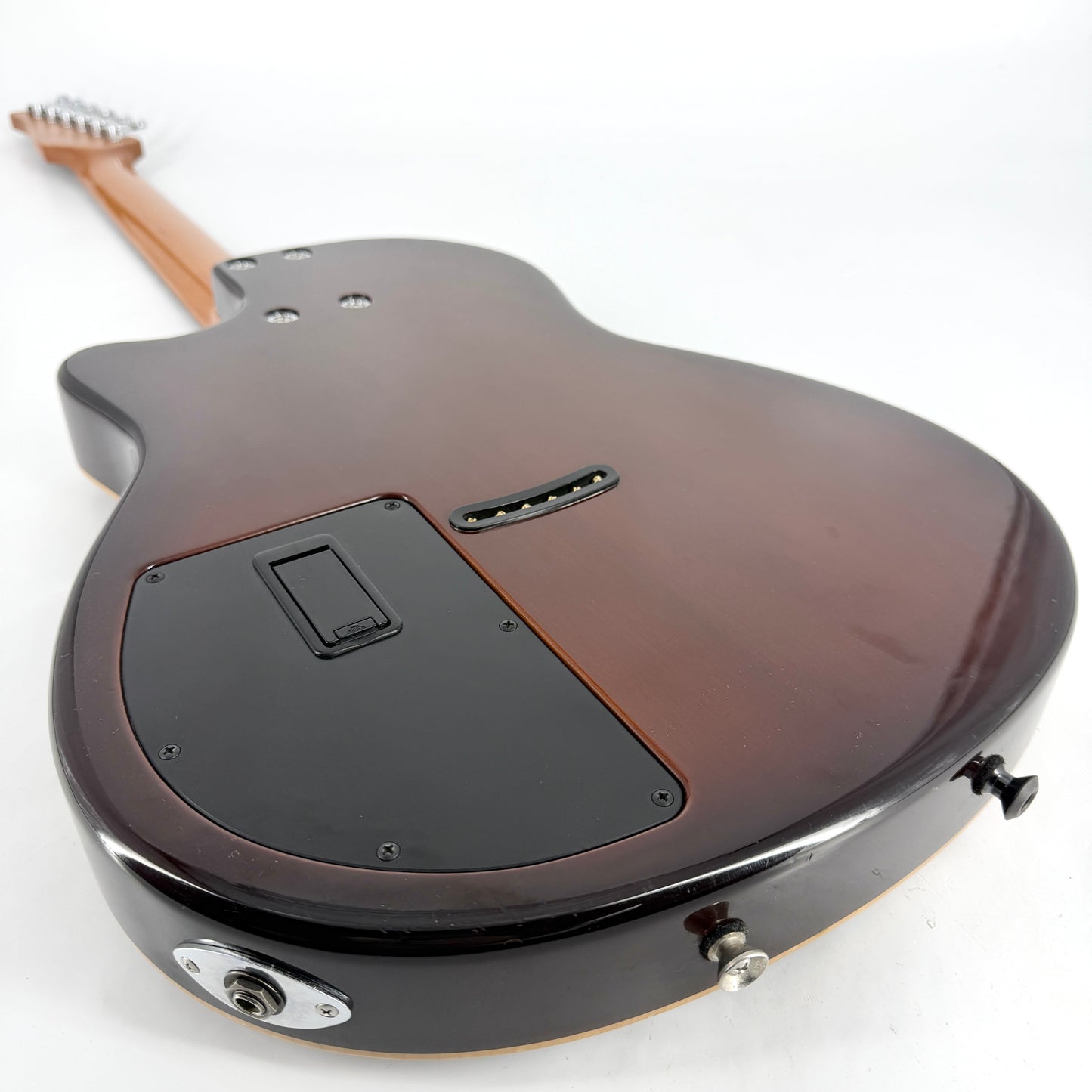 2012 Tom Anderson Crowdster Plus 2 Acoustic Electric – Burnished Orange Burst