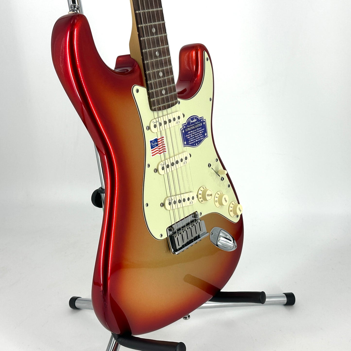 2010 Fender American Deluxe Stratocaster – Sunset Metallic