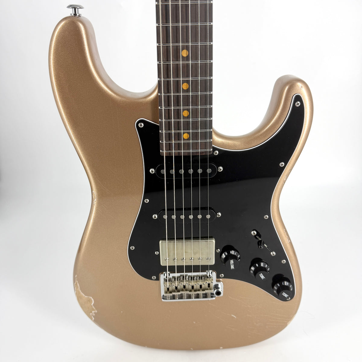 2024 Suhr Classic S Antique Roasted Dealer Exclusive HSS - Firemist Gold
