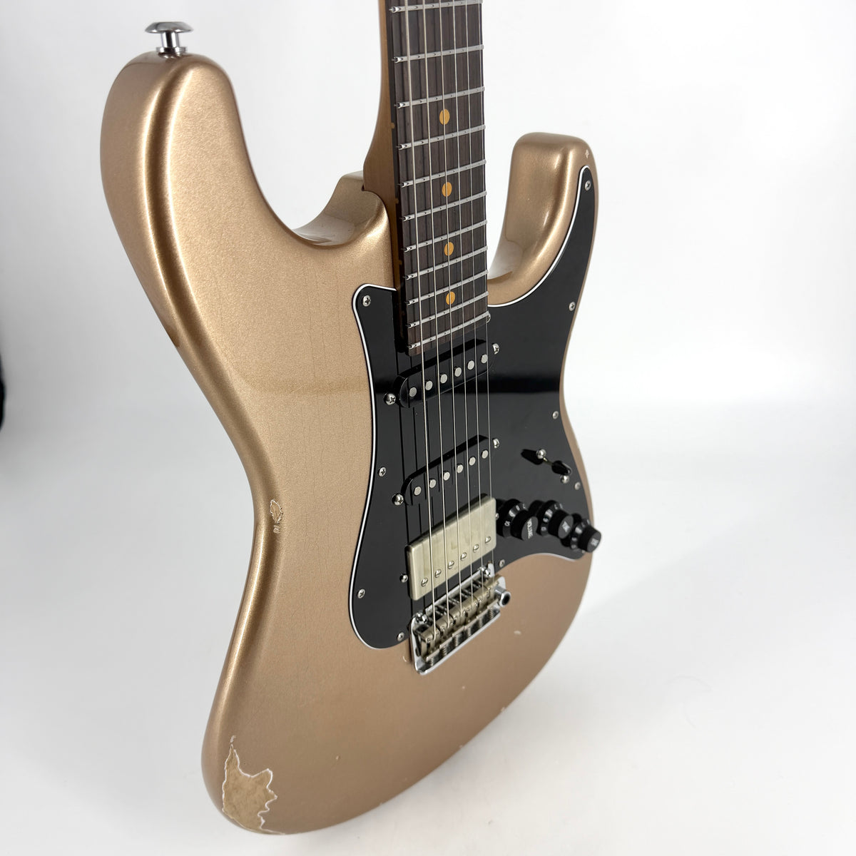 2024 Suhr Classic S Antique Roasted Dealer Exclusive HSS - Firemist Gold