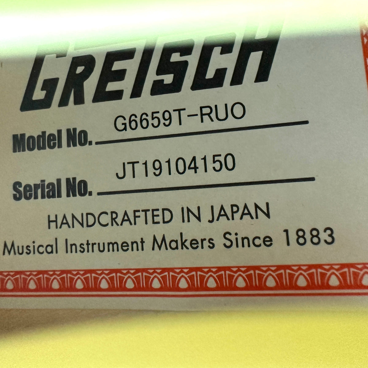 2019 Gretsch G6659T Players Edition Broadkaster Jnr - Roundup Orange