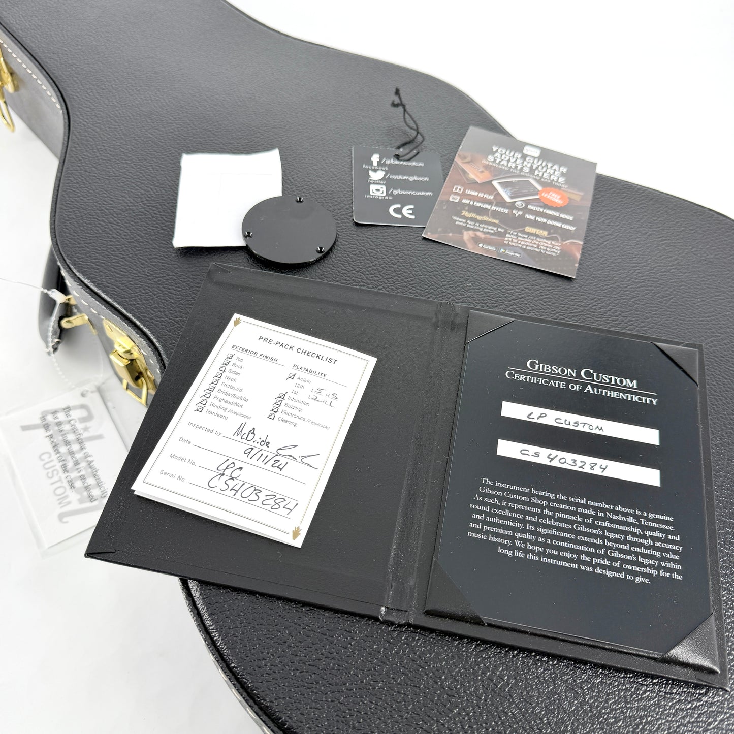 2024 Gibson Custom Made to Measure Les Paul Custom - Orange Sparkle