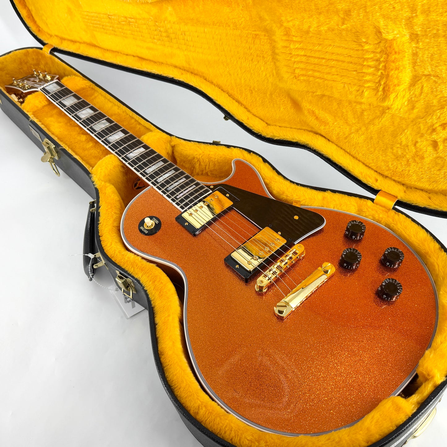 2024 Gibson Custom Made to Measure Les Paul Custom - Orange Sparkle