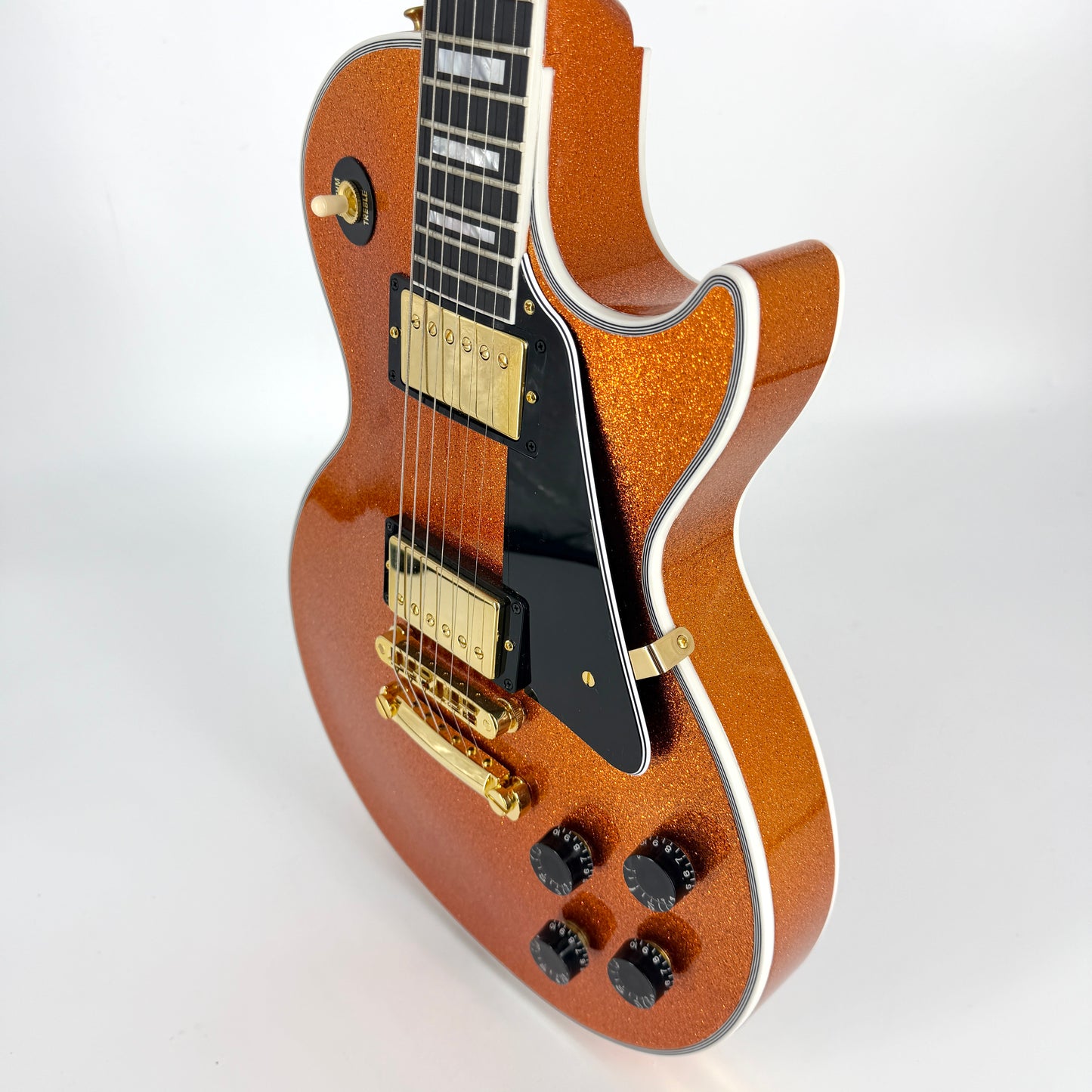 2024 Gibson Custom Made to Measure Les Paul Custom - Orange Sparkle