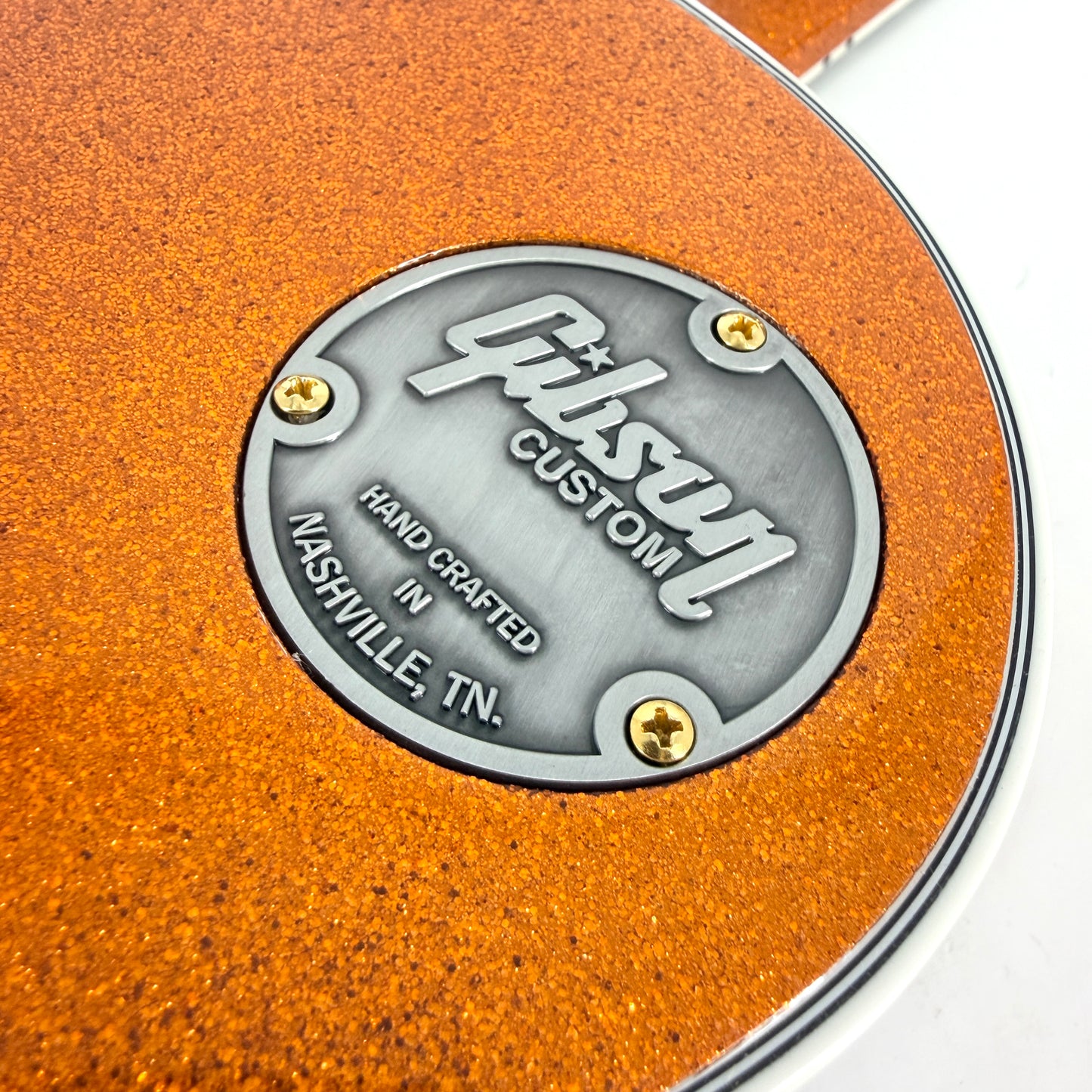 2024 Gibson Custom Made to Measure Les Paul Custom - Orange Sparkle