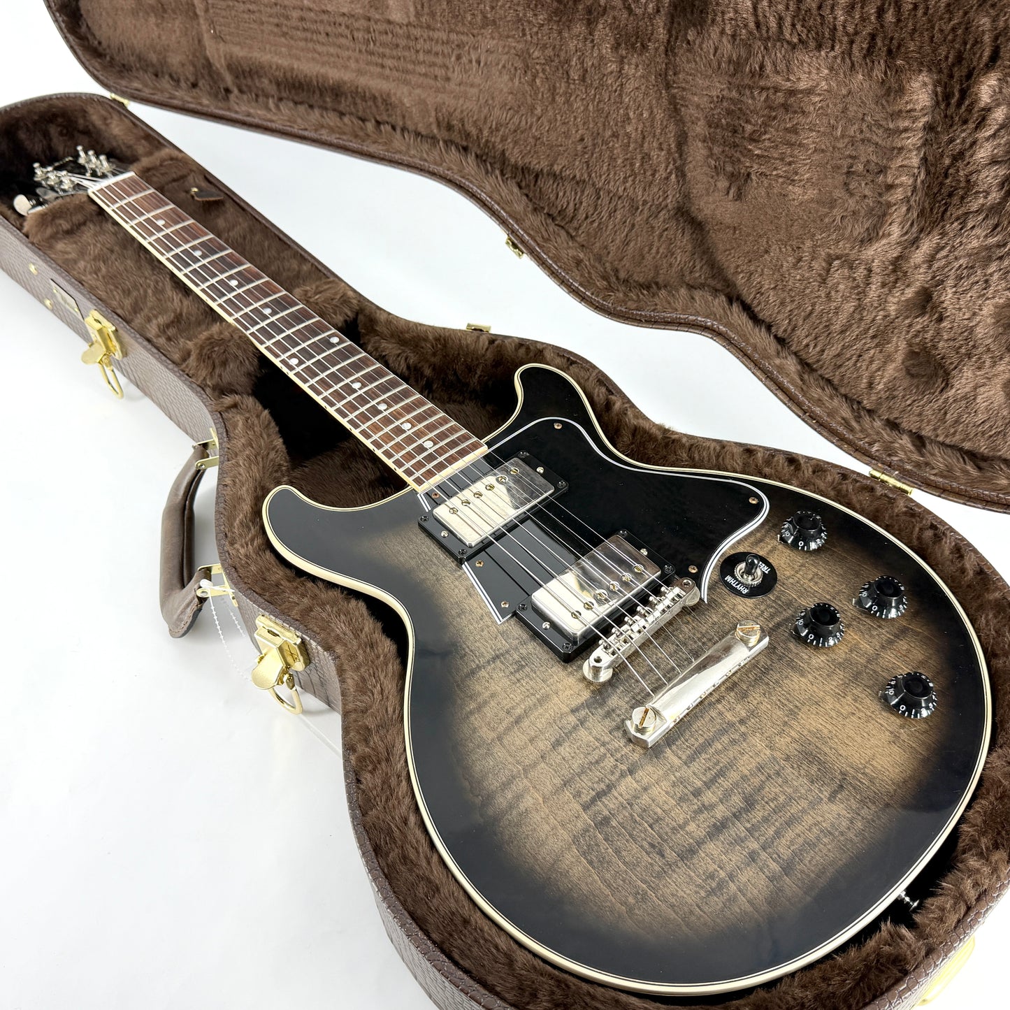 2024 Gibson Custom Shop Les Paul Special Double Cut Figured - Cobra Burst