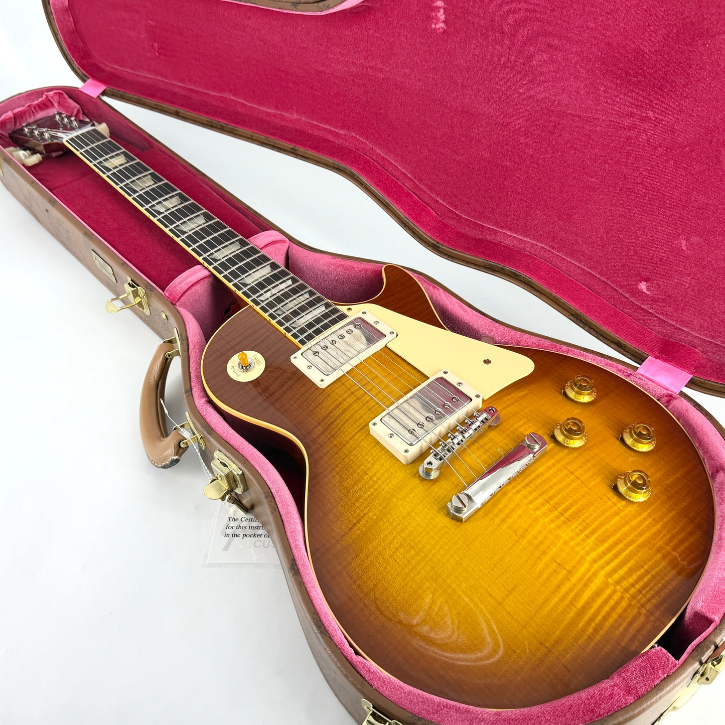2024 Gibson Custom Shop 1959 Les Paul Hand Picked Top - Iced Tea