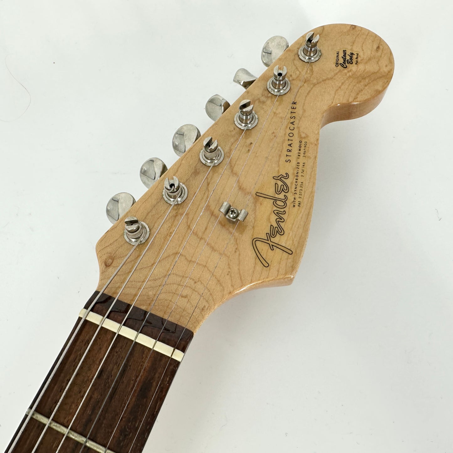 1998 Fender Custom Shop Custom Thinline Stratocaster – Bing Cherry Transparent