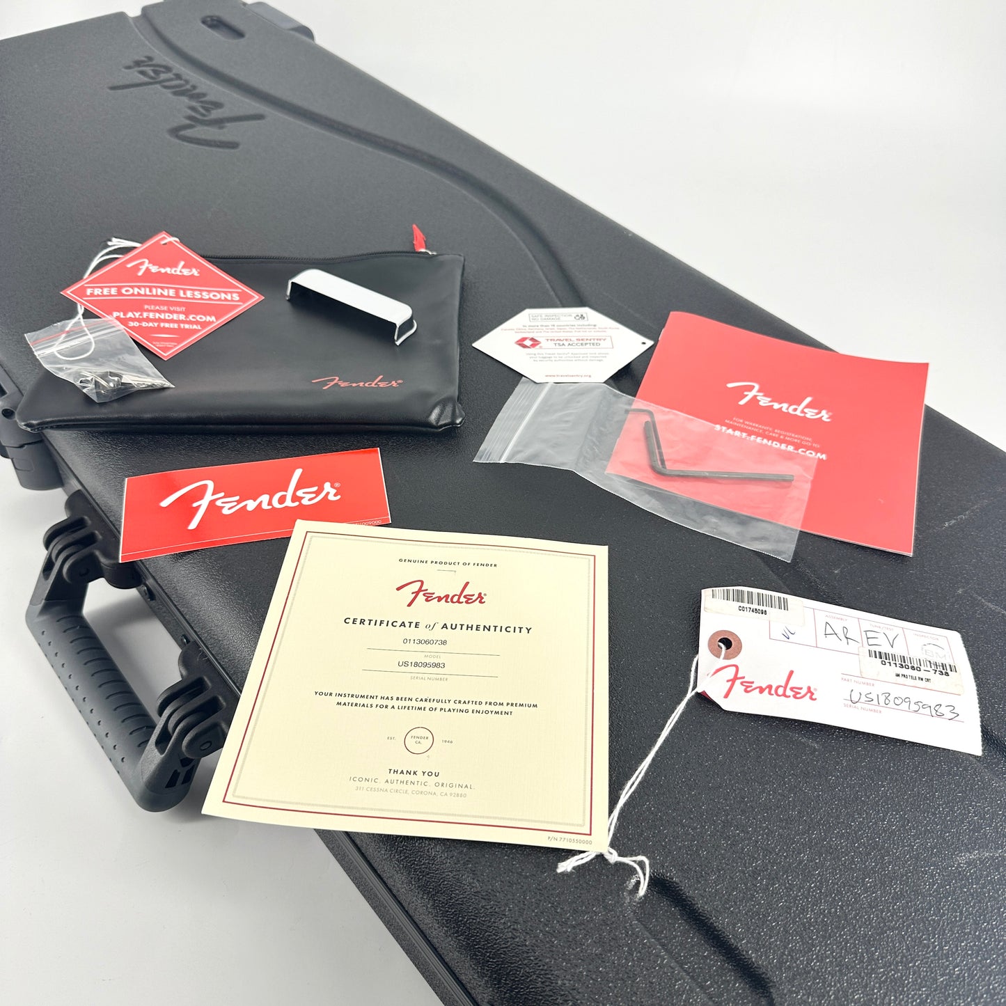 2018 Fender American Professional Telecaster – Crimson Red Transparent
