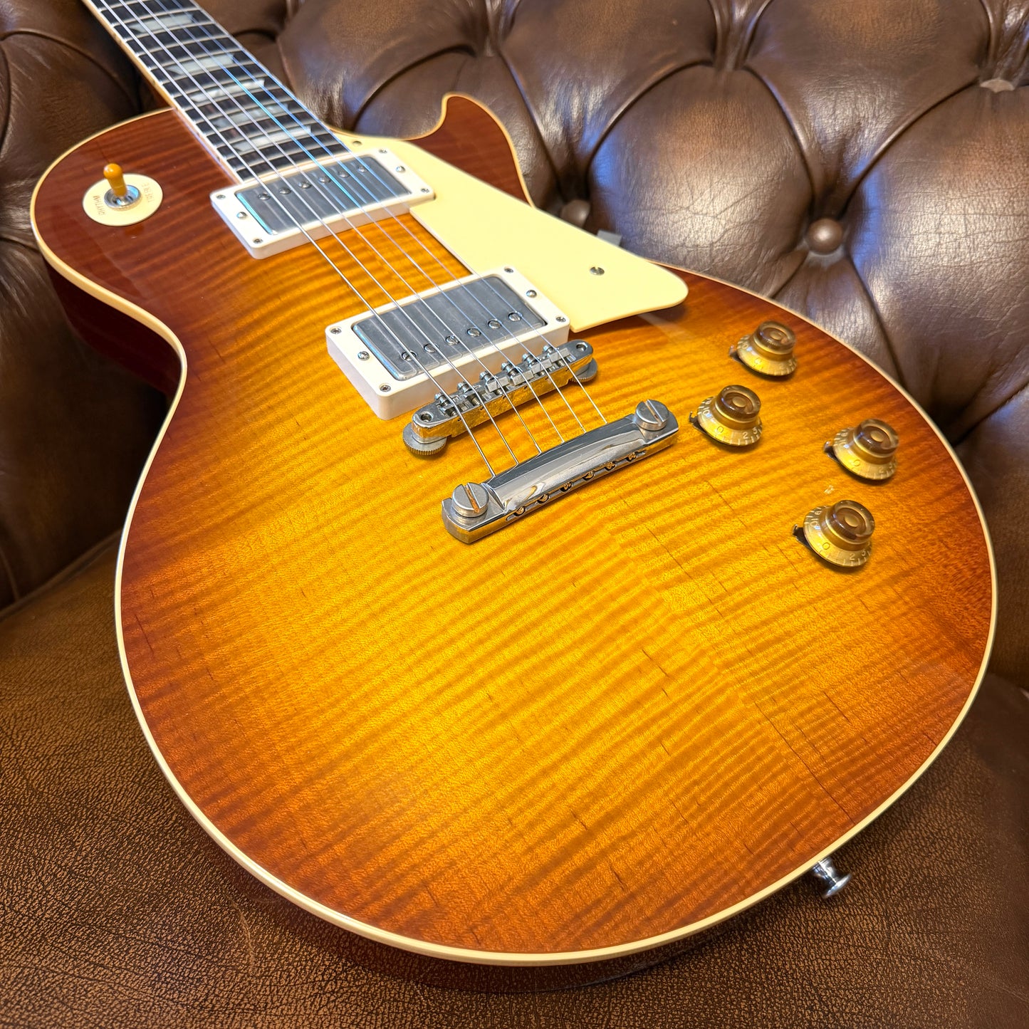 2024 Gibson Custom Shop 1959 Les Paul Hand Picked Top - Iced Tea