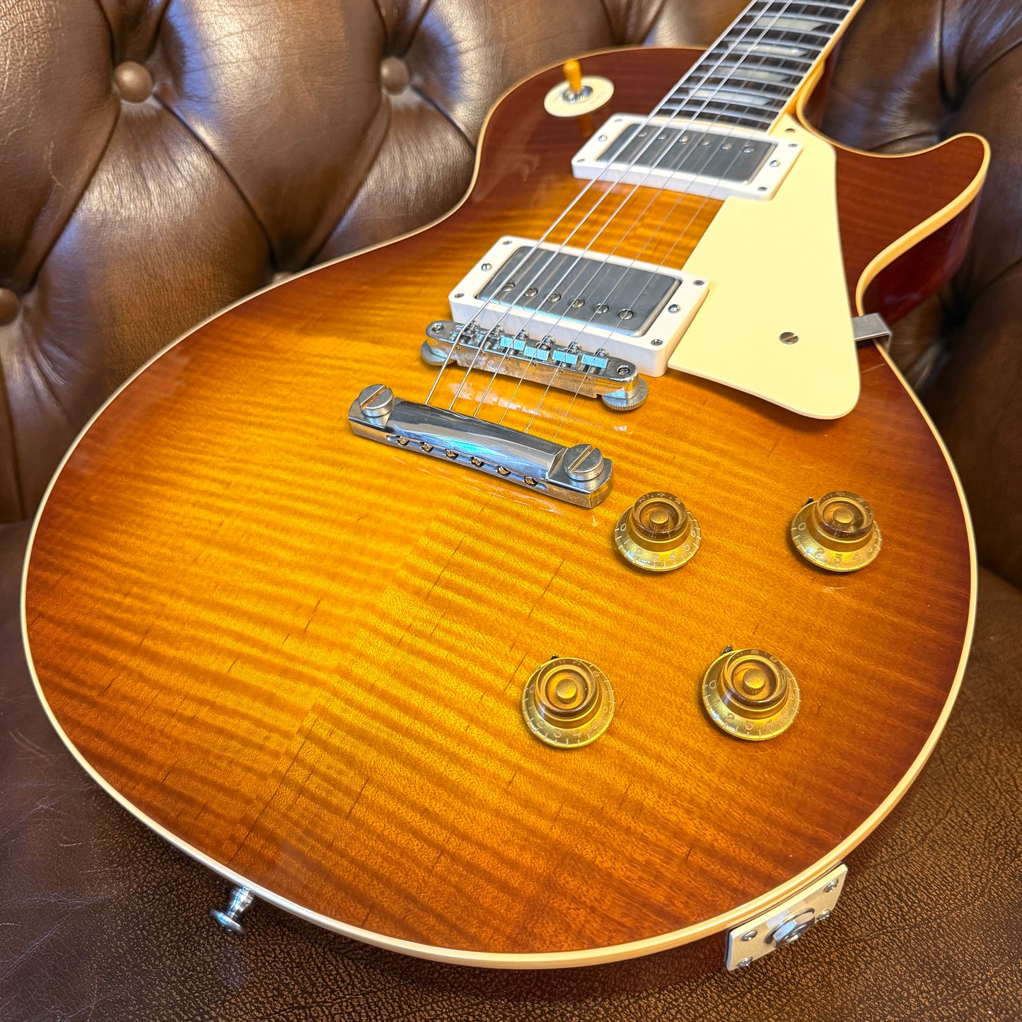 2024 Gibson Custom Shop 1959 Les Paul Hand Picked Top - Iced Tea
