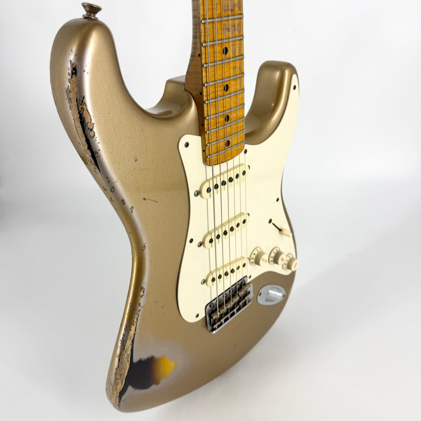 2015 Fender Masterbuilt Todd Krause Custom Shop '57 Stratocaster – Shoreline Gold over 2 Tone Sunburst