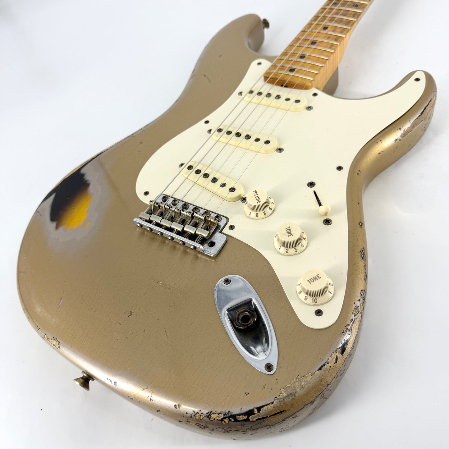 2015 Fender Masterbuilt Todd Krause Custom Shop '57 Stratocaster – Shoreline Gold over 2 Tone Sunburst