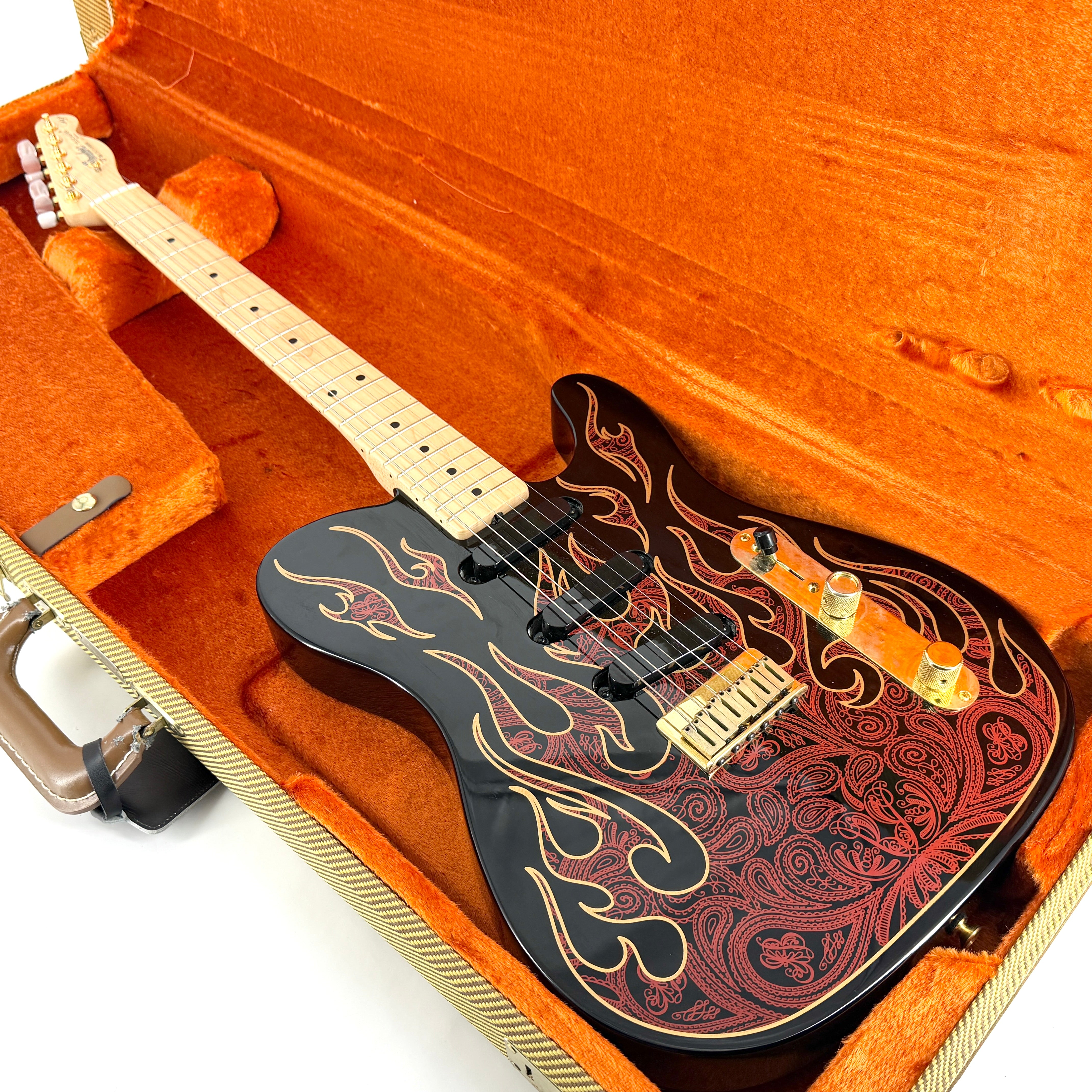 ギター Fender japan telecaster all flame maple Fender Limited Made