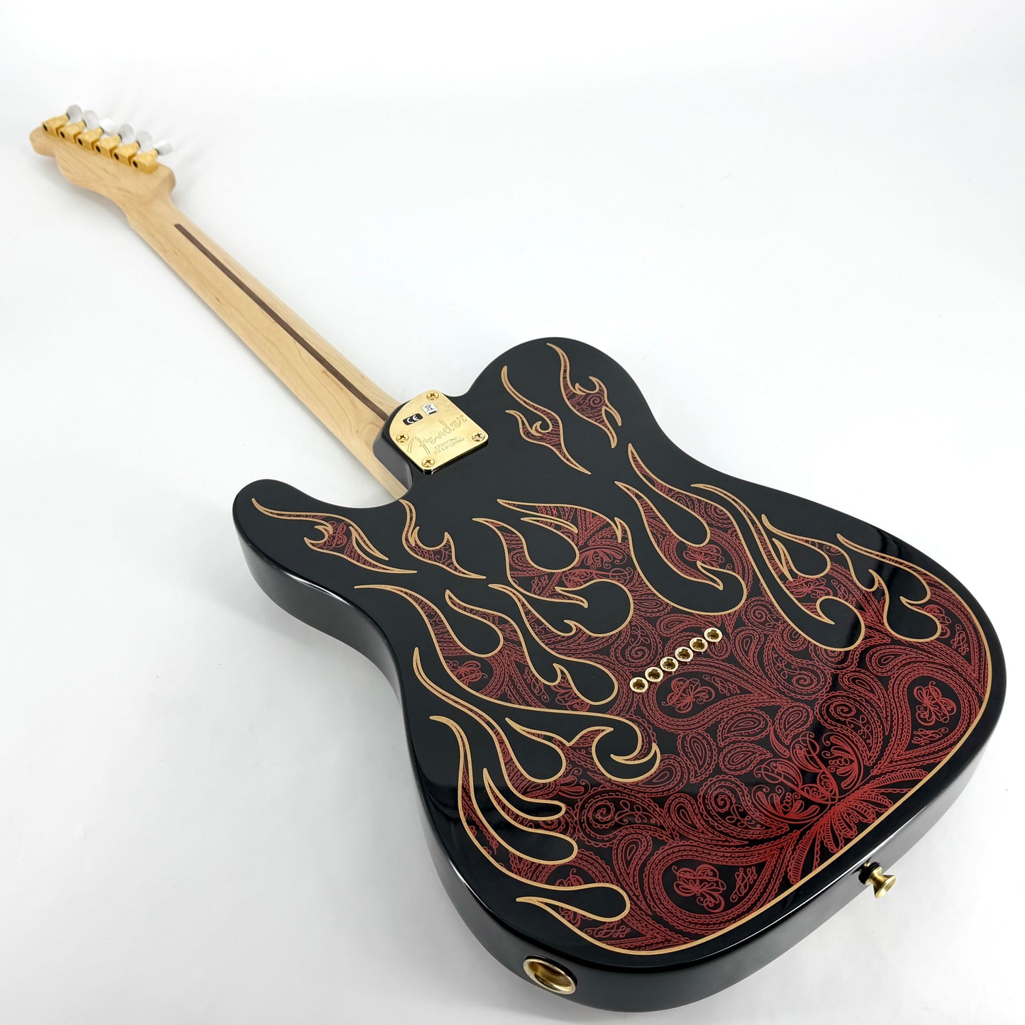 2016 Fender James Burton Telecaster - Red Paisley Flames