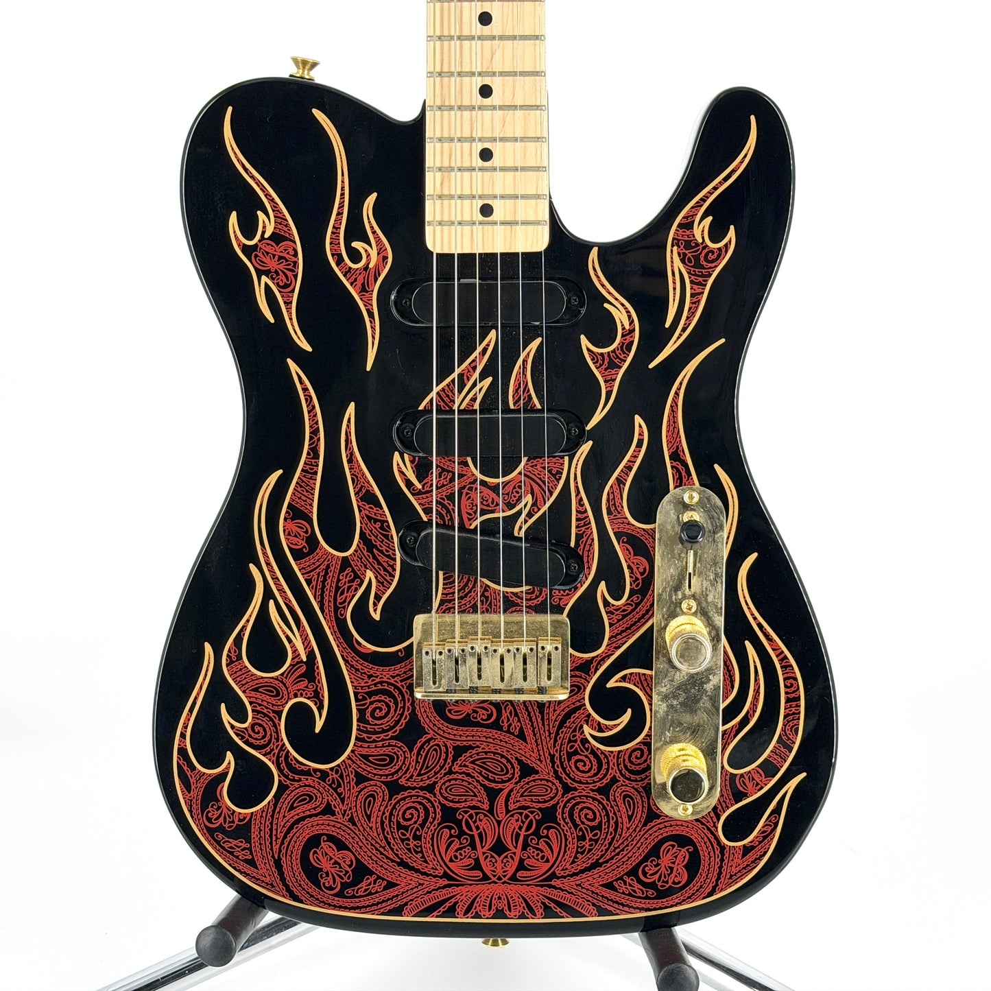 2016 Fender James Burton Telecaster - Red Paisley Flames
