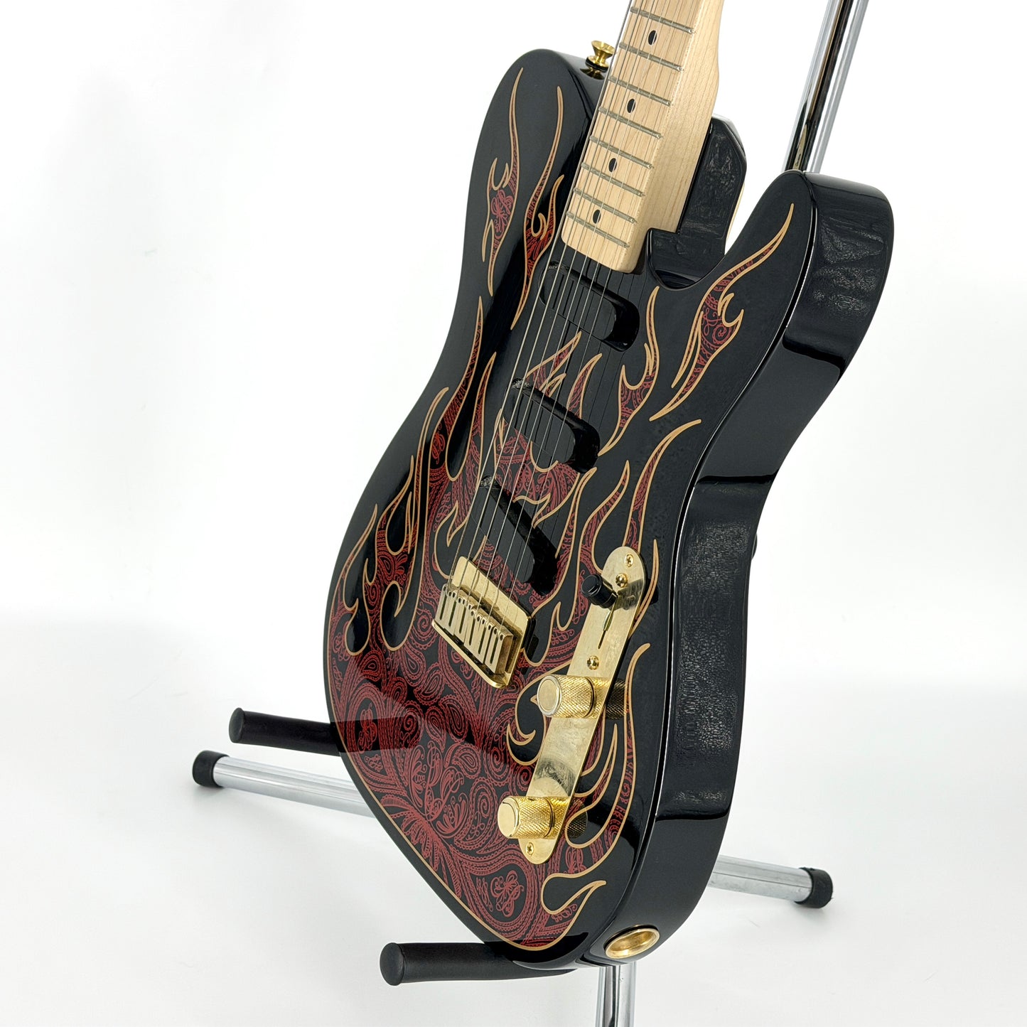 2016 Fender James Burton Telecaster - Red Paisley Flames