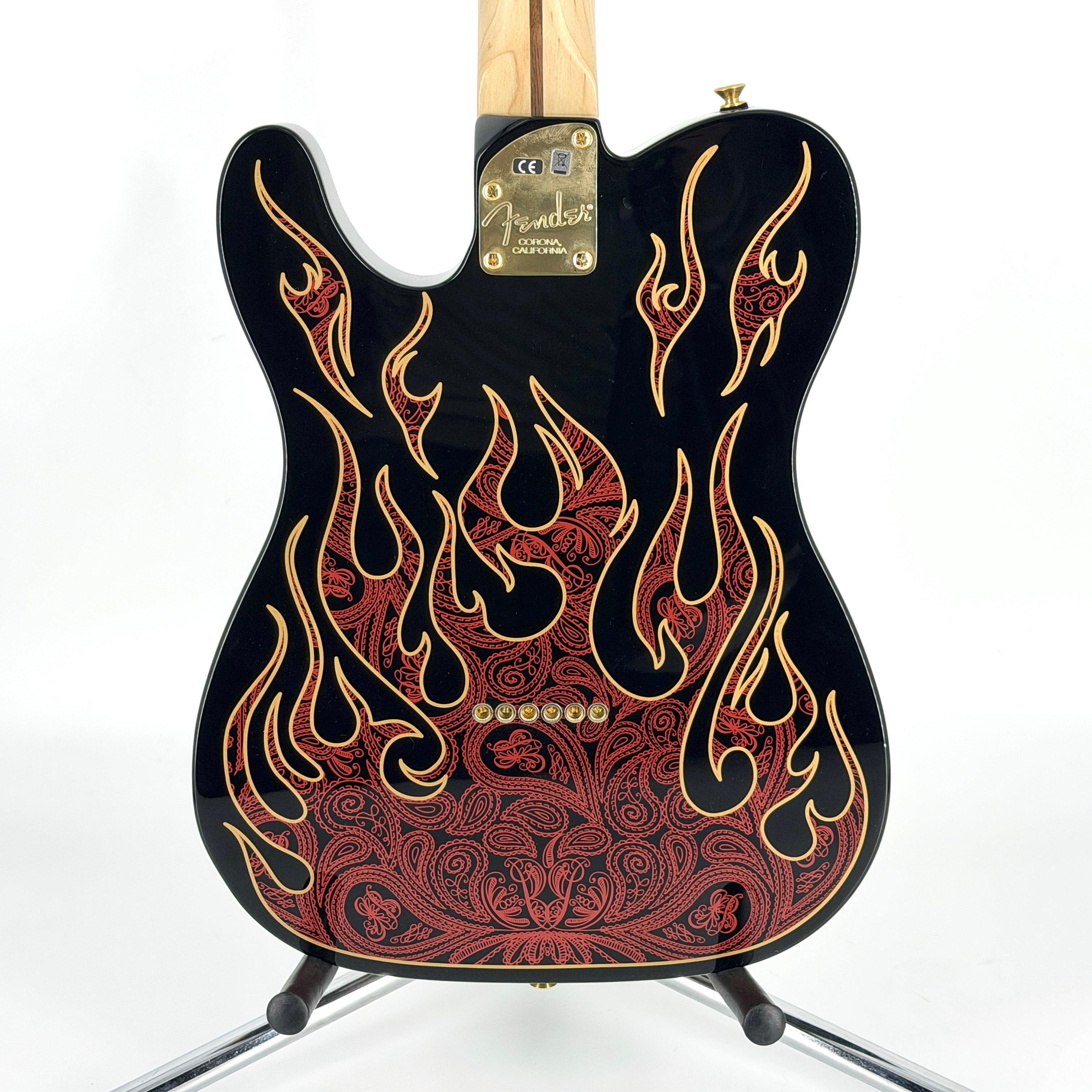 2016 Fender James Burton Telecaster - Red Paisley Flames – Jordan