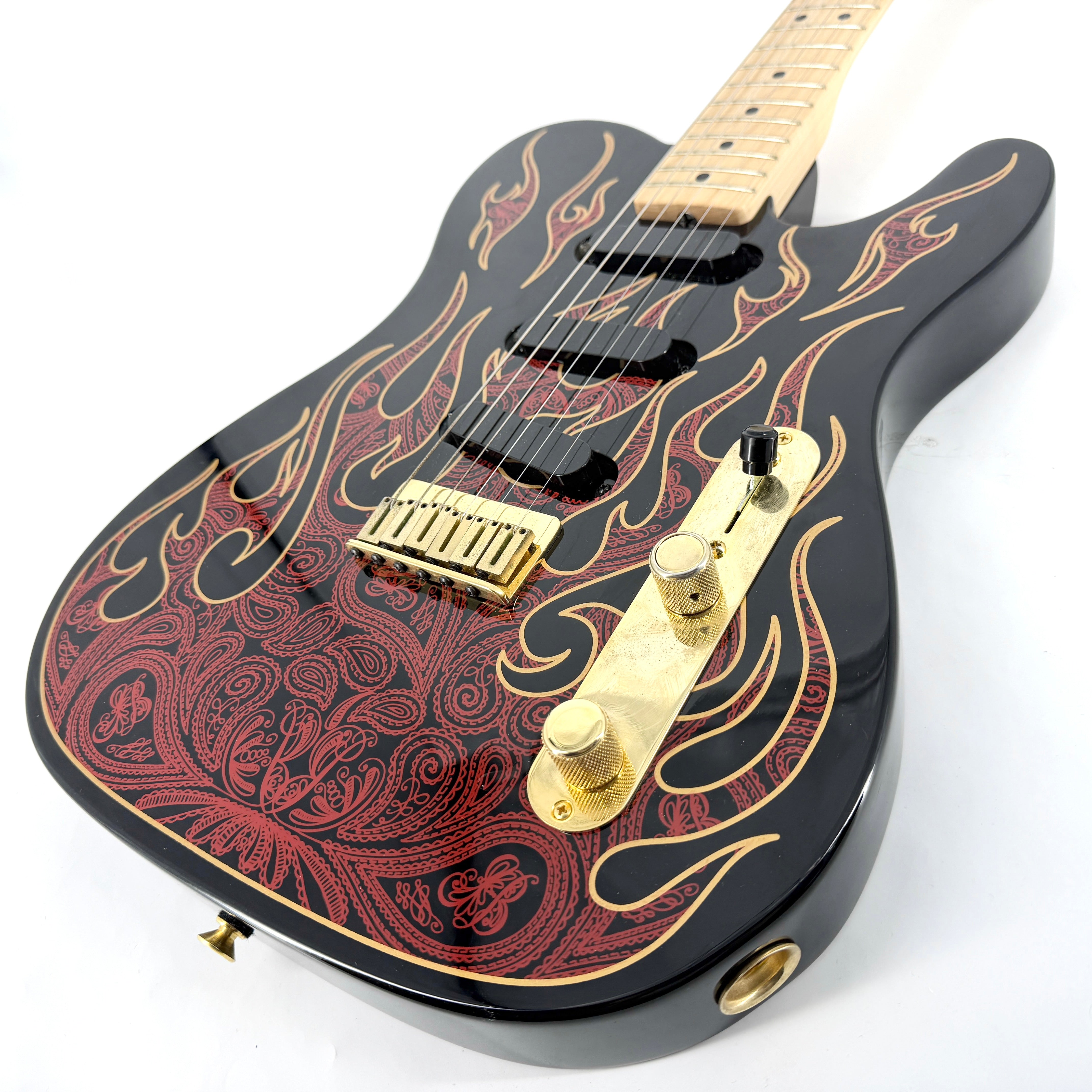 2016 Fender James Burton Telecaster - Red Paisley Flames – Jordan