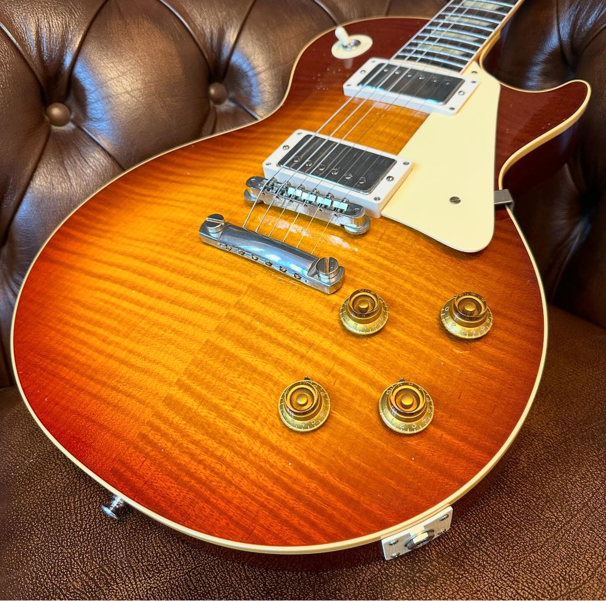 2023 Gibson Custom Murphy Lab 1959 Les Paul Ultra Light Aged - Royal Tea Burst