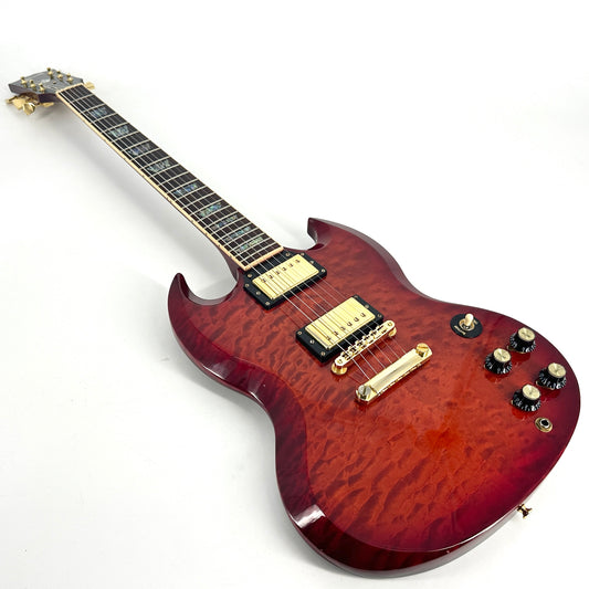 2009 Gibson Custom Shop SG Elegant Quilt - Firemist