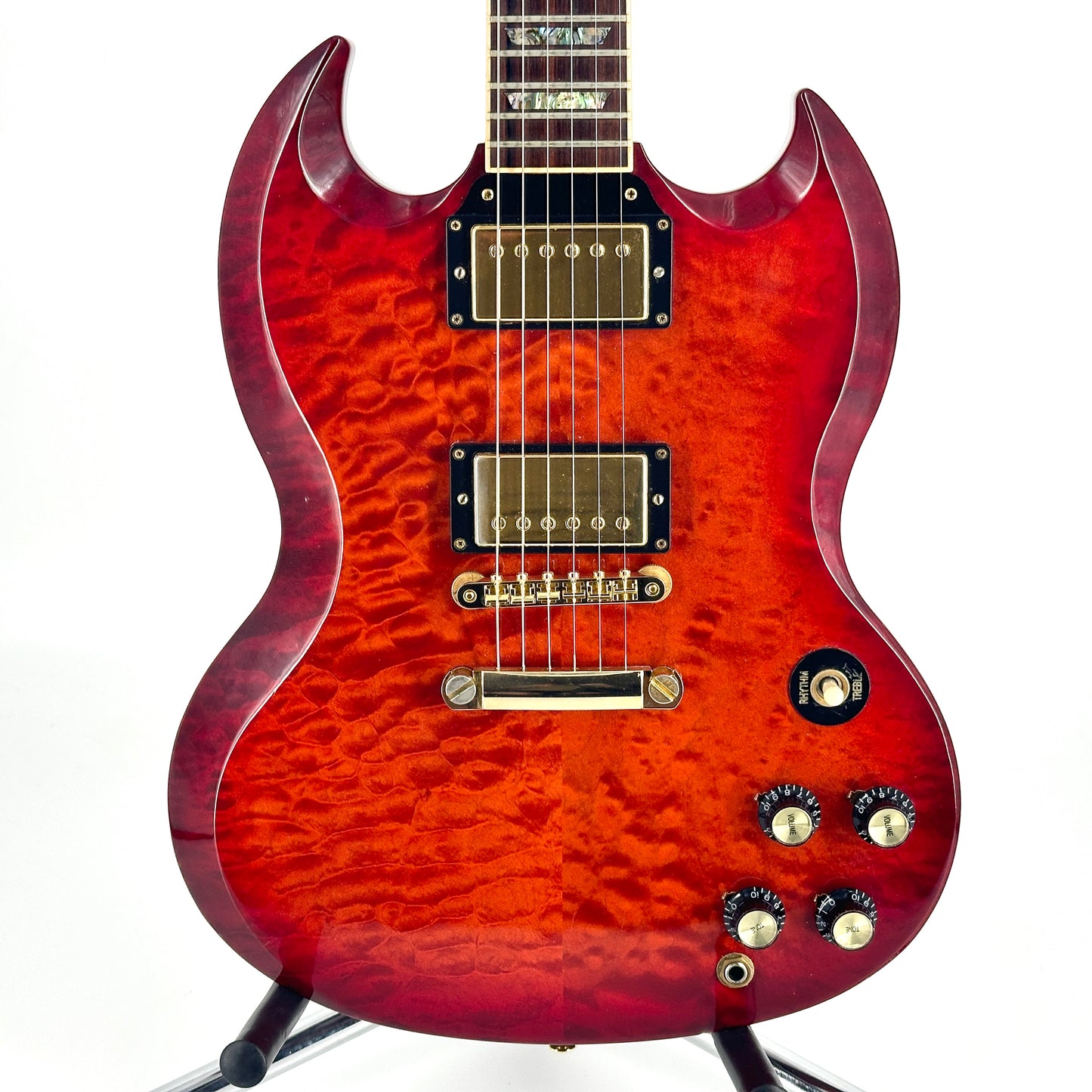 2009 Gibson Custom Shop SG Elegant Quilt - Firemist