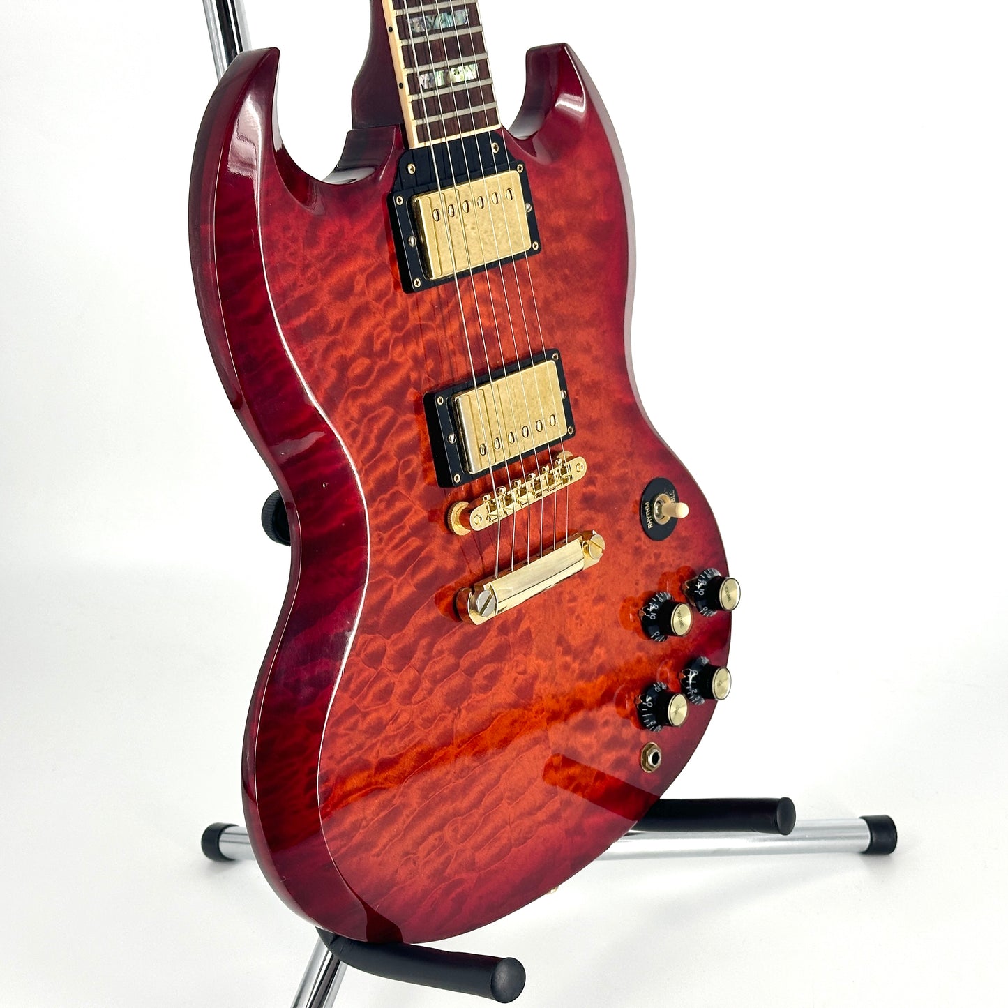 2009 Gibson Custom Shop SG Elegant Quilt - Firemist