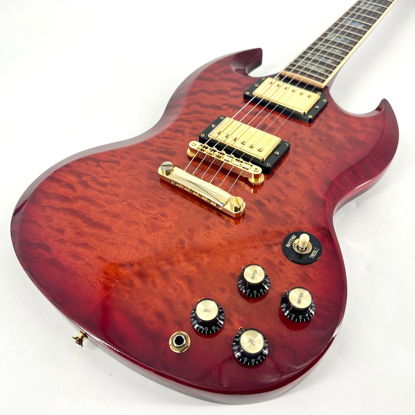 2009 Gibson Custom Shop SG Elegant Quilt - Firemist