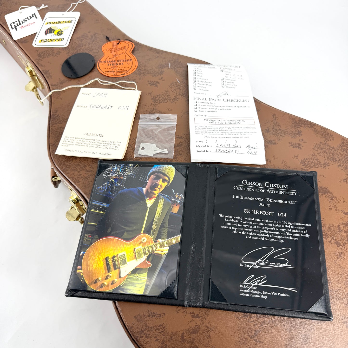 2014 Gibson Custom Shop Joe Bonamassa '59 Les Paul Tom Murphy Aged - Skinnerburst