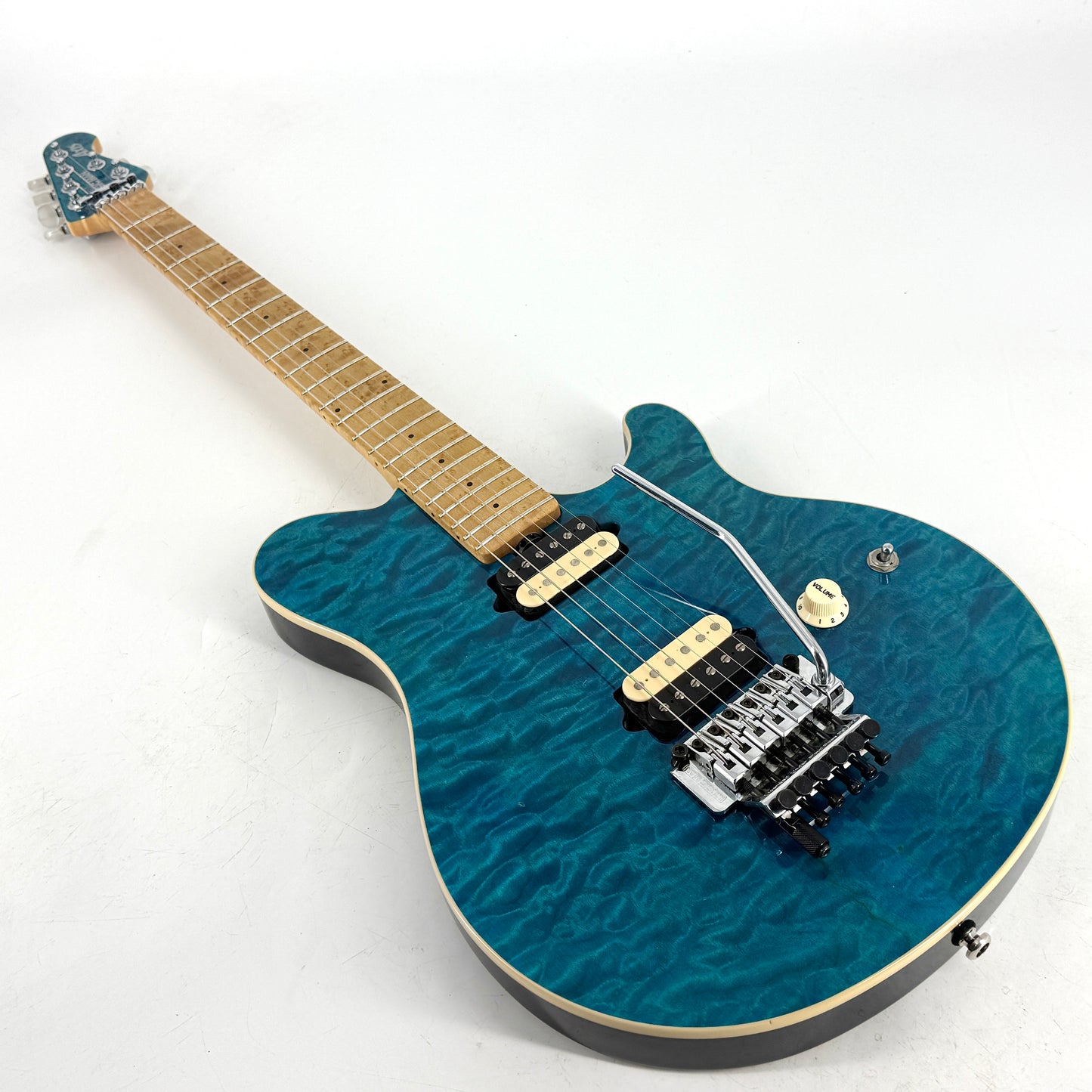 1996 Ernie Ball Music Man Axis – Blue Translucent