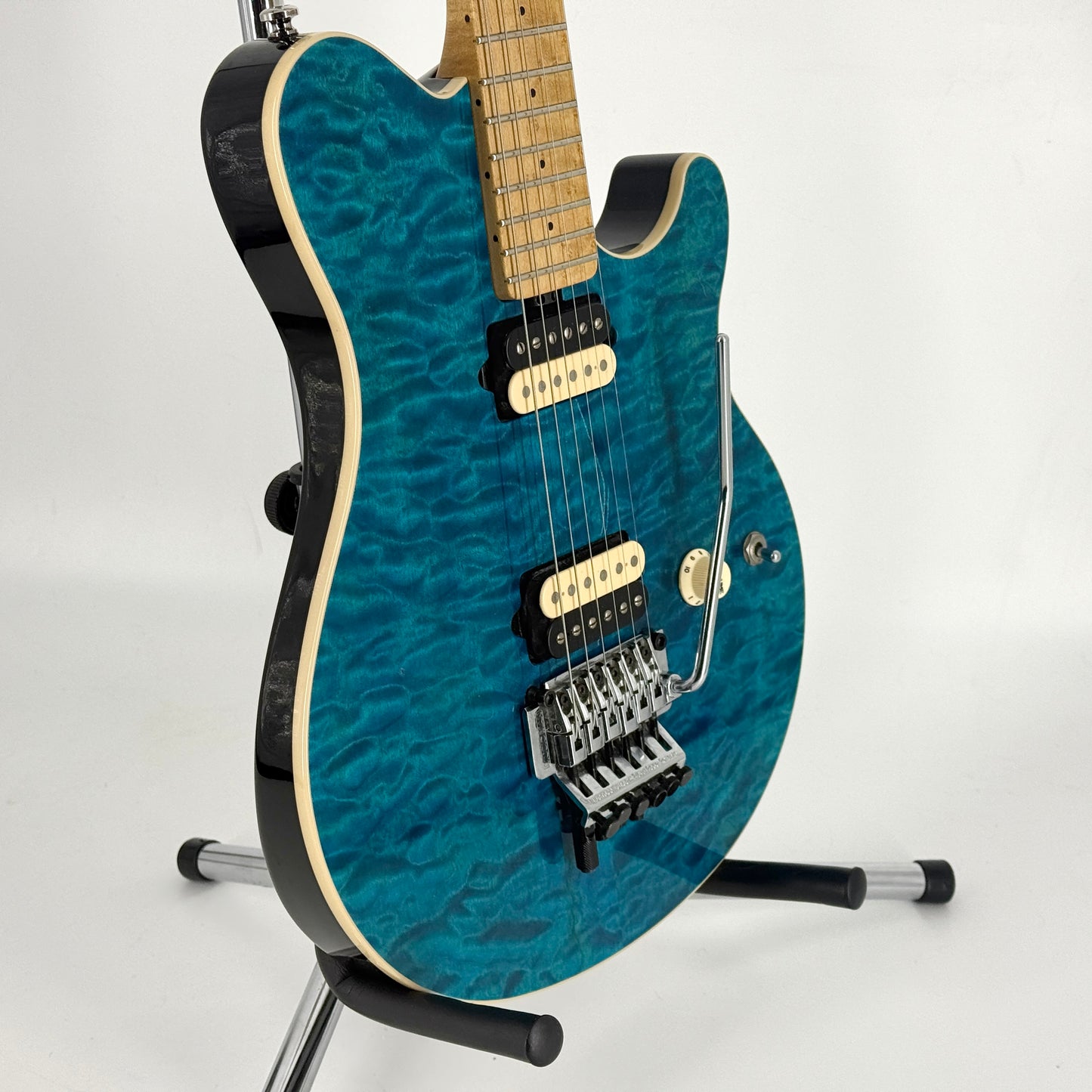 1996 Ernie Ball Music Man Axis – Blue Translucent