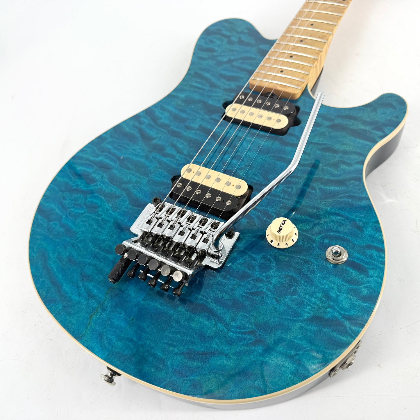 1996 Ernie Ball Music Man Axis – Blue Translucent