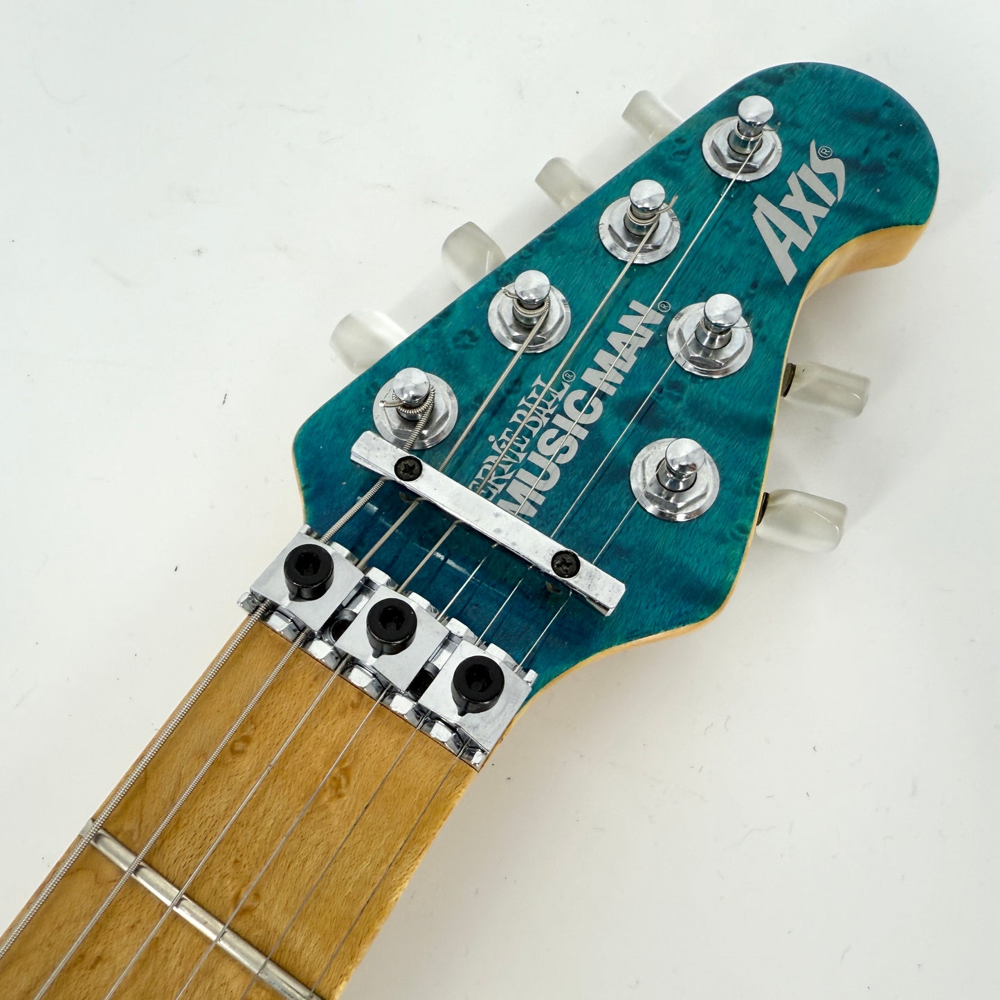1996 Ernie Ball Music Man Axis – Blue Translucent