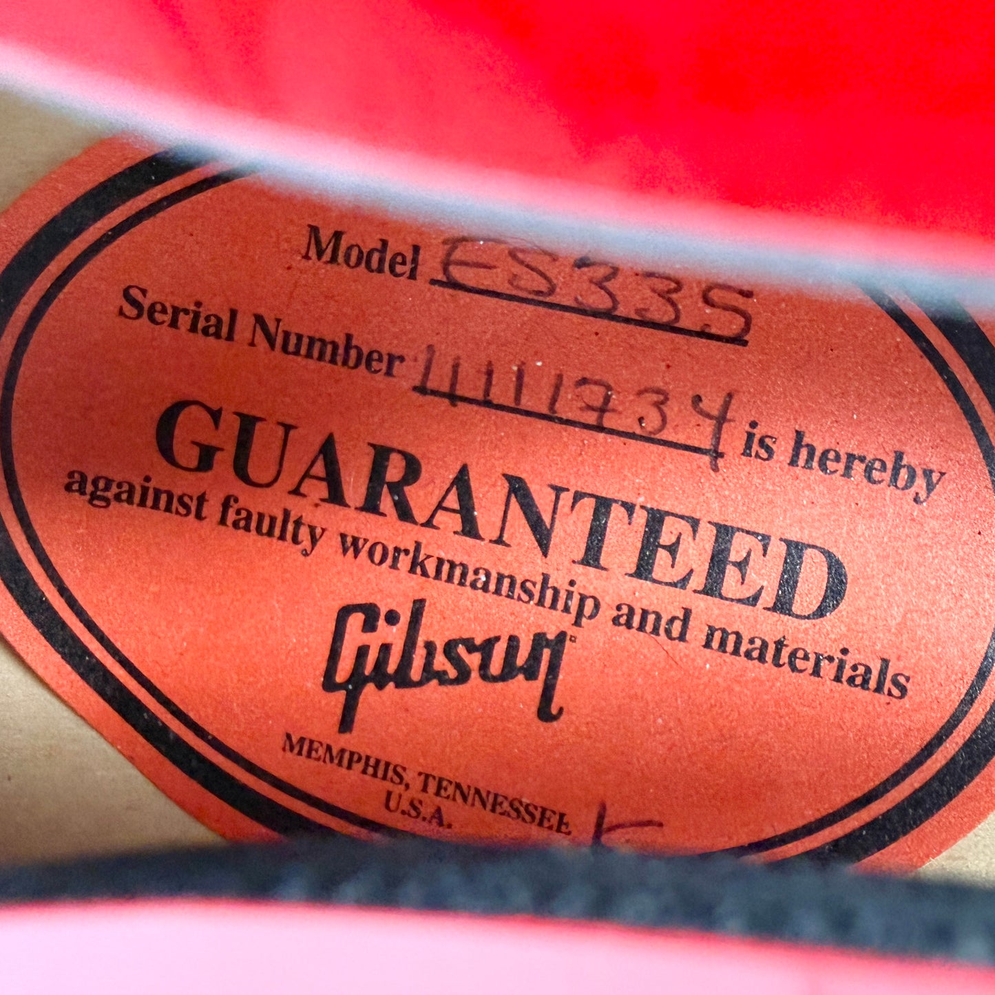 2011 Gibson ES-335 - Cherry