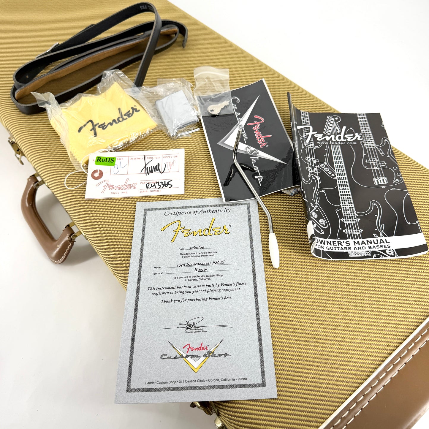 2009 Fender Custom Shop ’56 Stratocaster NOS – Daphne Blue