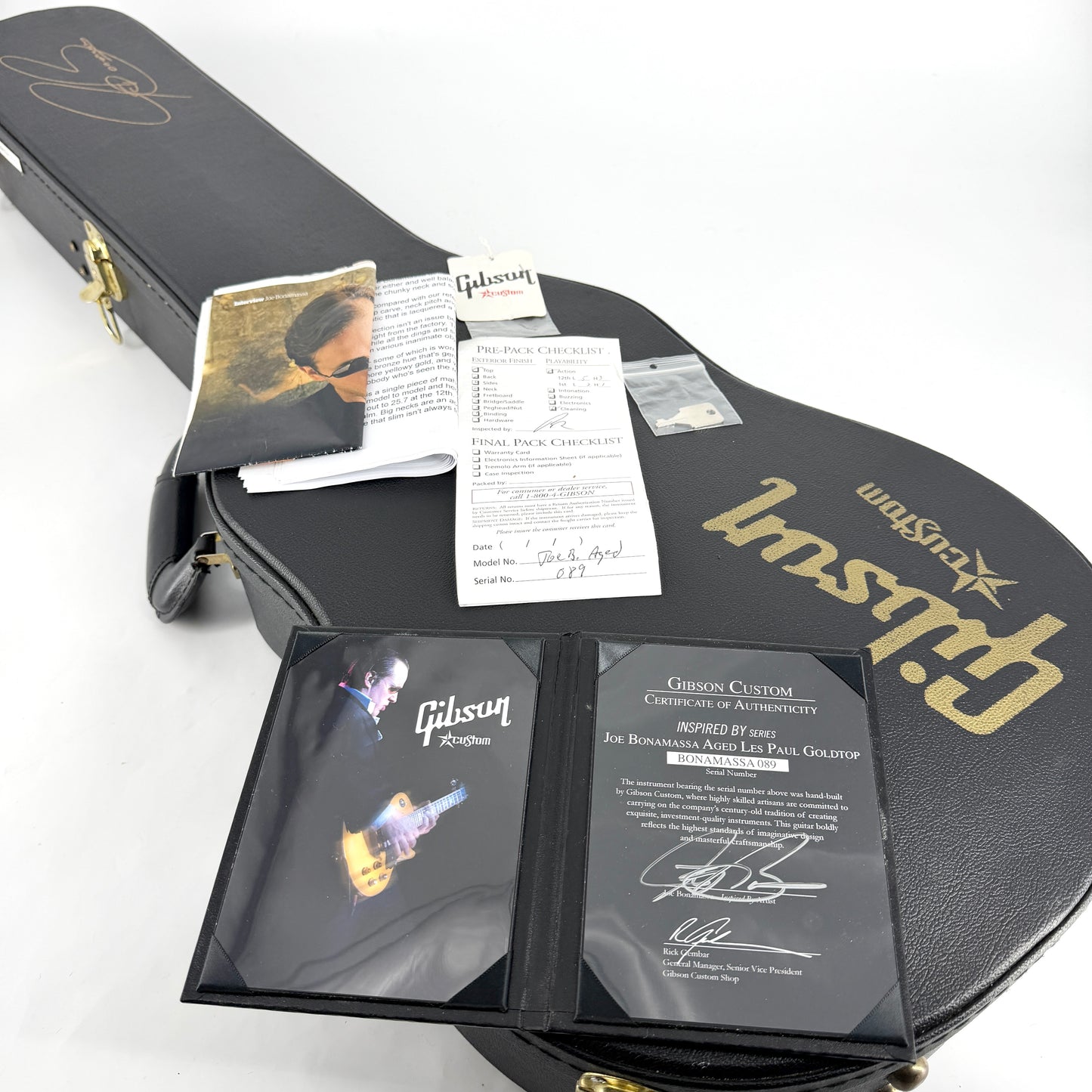 2008 Gibson Custom Shop 'Inspired By' Joe Bonamassa Aged Les Paul - Goldtop
