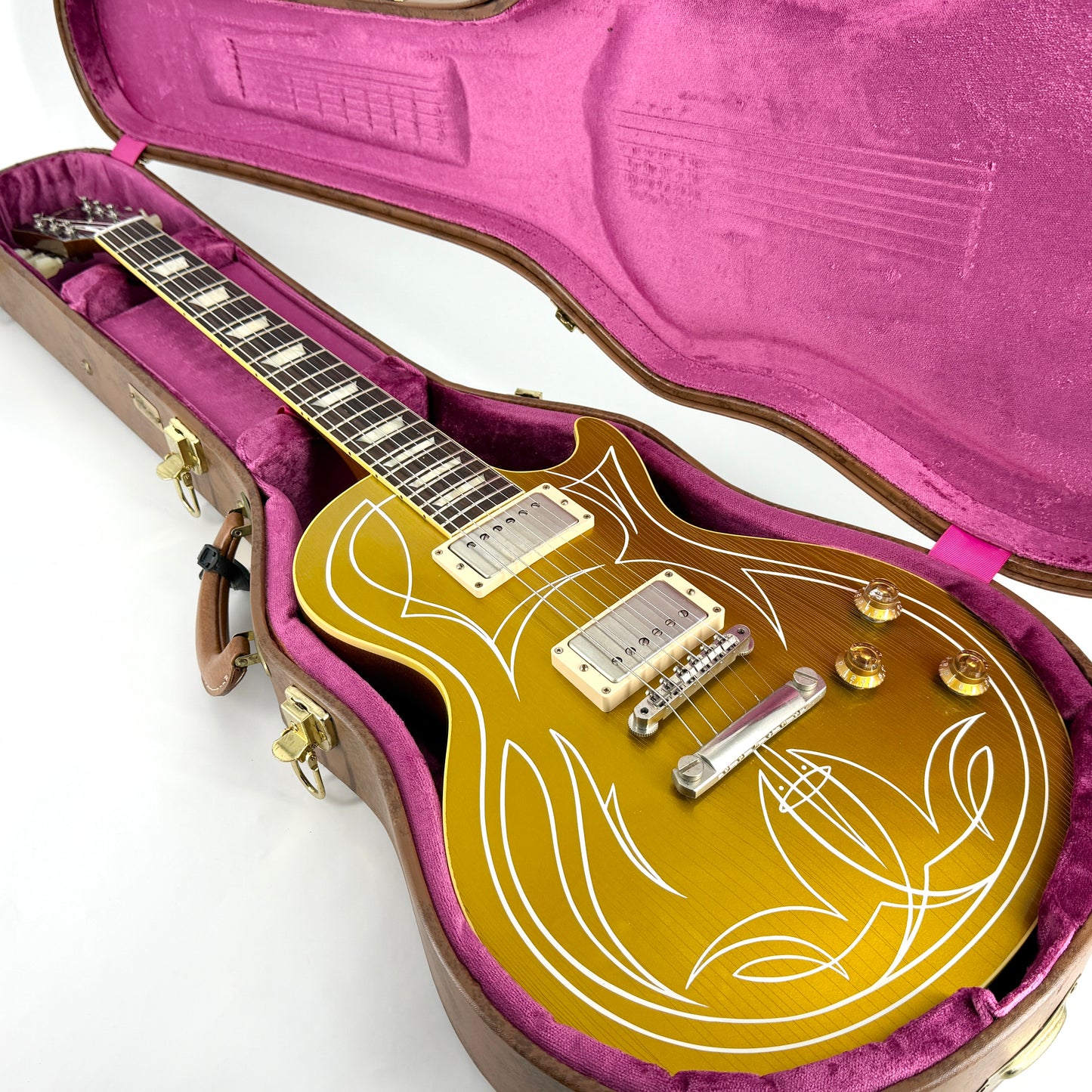 2013 Gibson Custom Shop Billy Gibbons Pinstripe '57 Les Paul - Gold Top