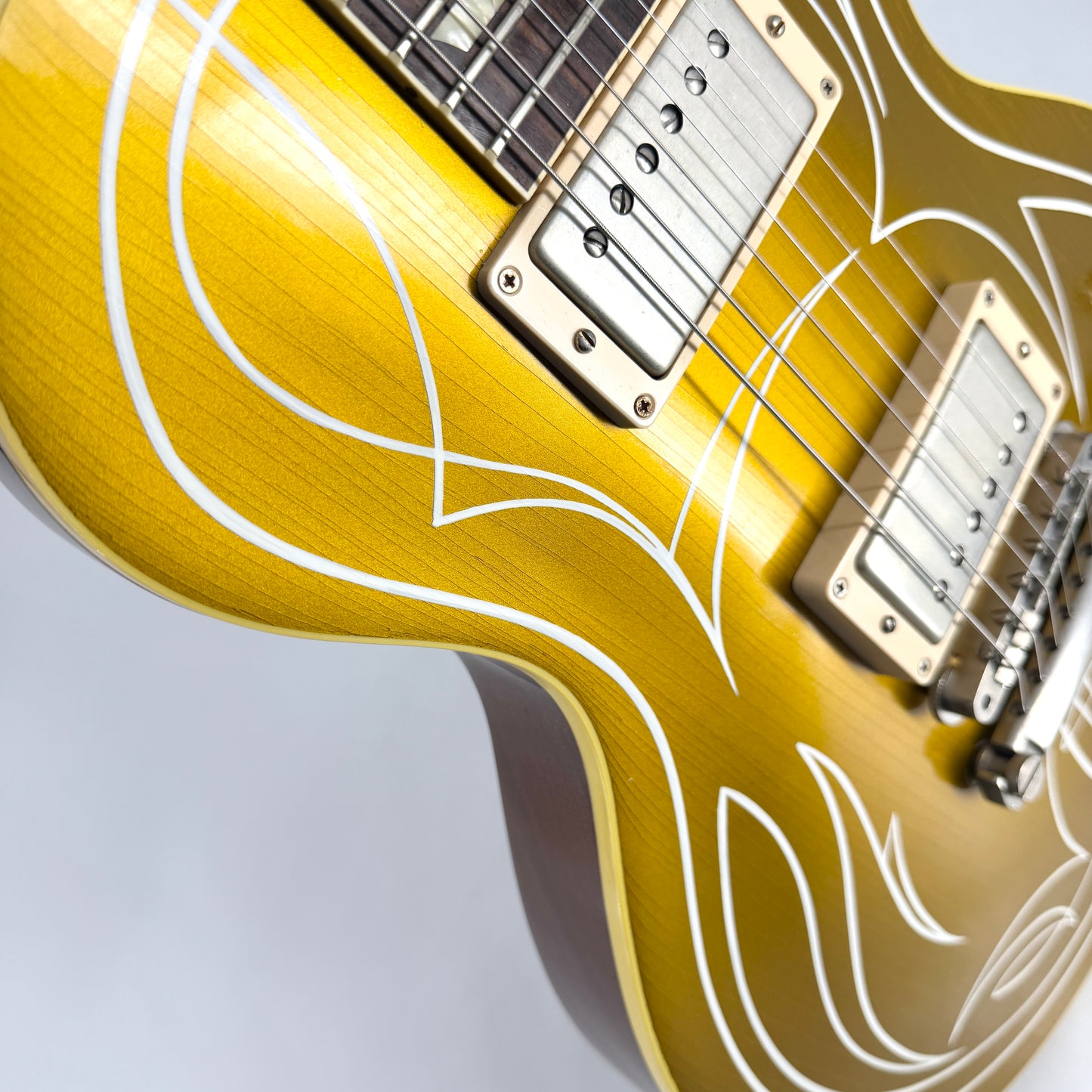 2013 Gibson Custom Shop Billy Gibbons Pinstripe '57 Les Paul - Gold Top