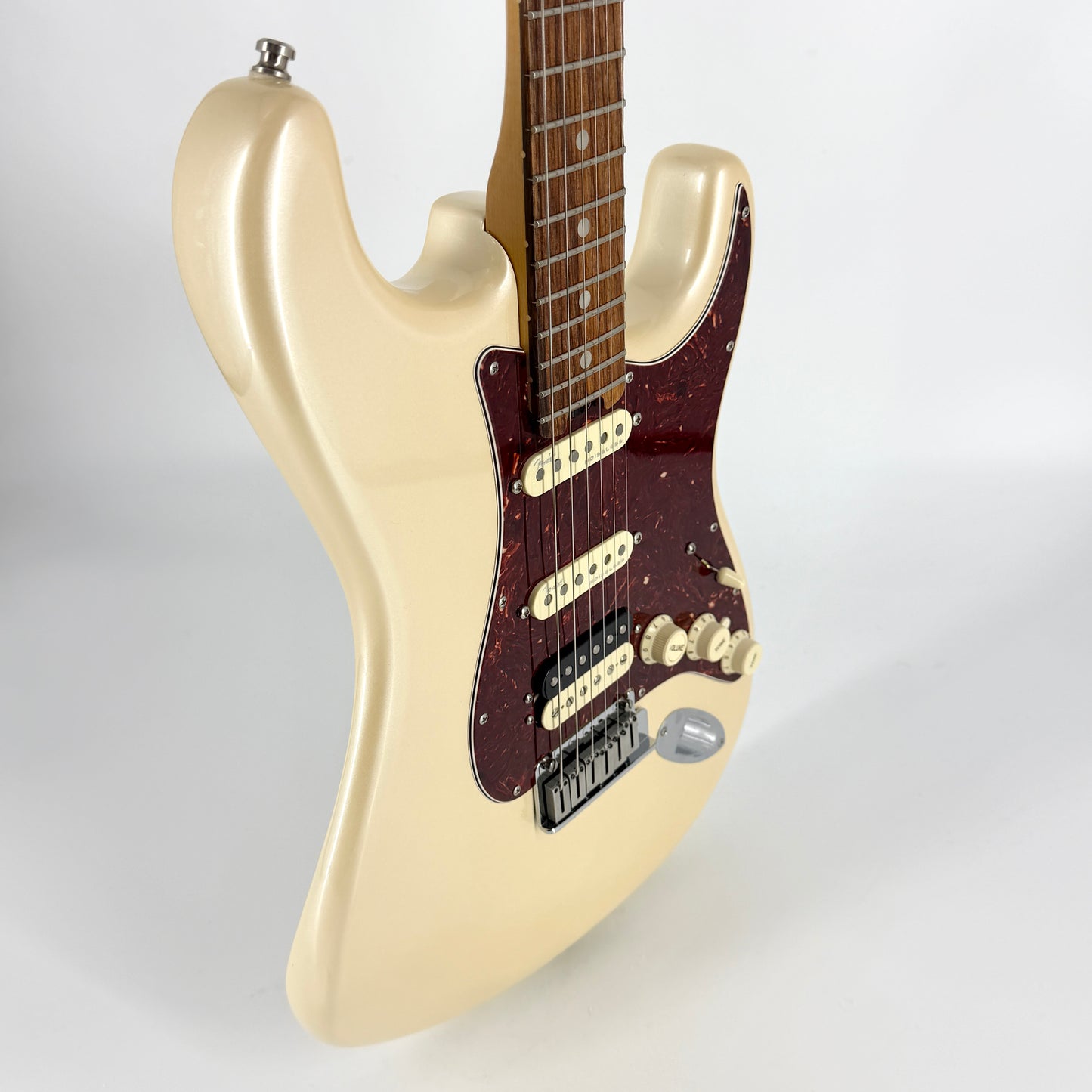 2016 Fender American Elite HSS Shawbucker Stratocaster – Olympic Pearl