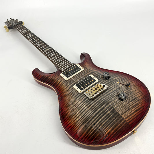 2017 PRS Special Order Custom 24 - Wood Library Neck 10 Top - Charcoal Cherry Burst
