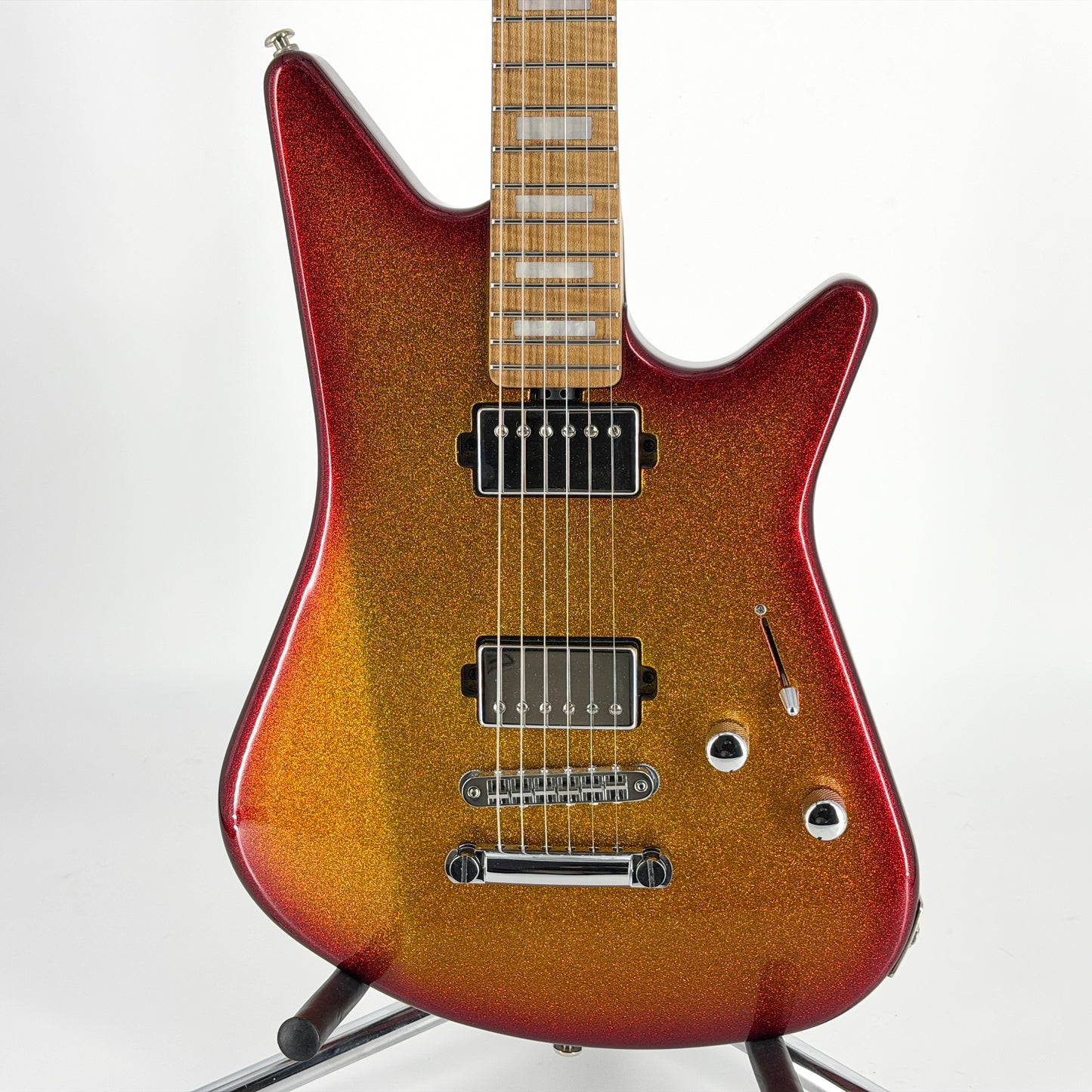 2021 Ernie Ball Music Man BFR Albert Lee - Cherry Punch Sparkle