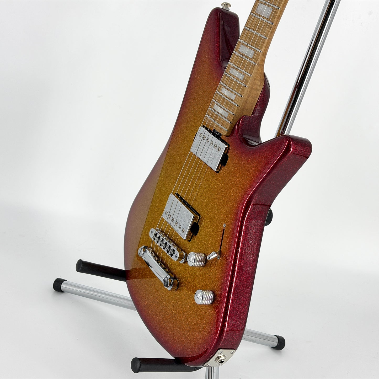 2021 Ernie Ball Music Man BFR Albert Lee - Cherry Punch Sparkle