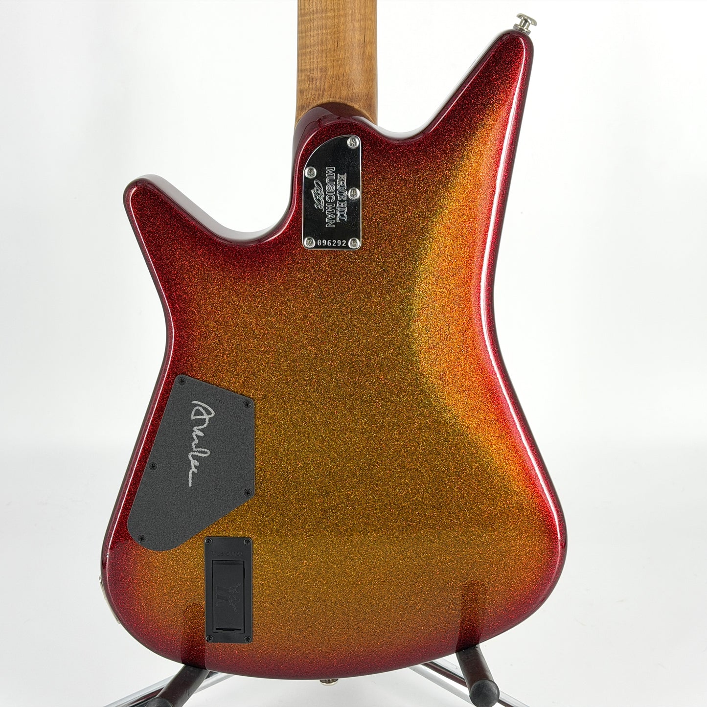 2021 Ernie Ball Music Man BFR Albert Lee - Cherry Punch Sparkle